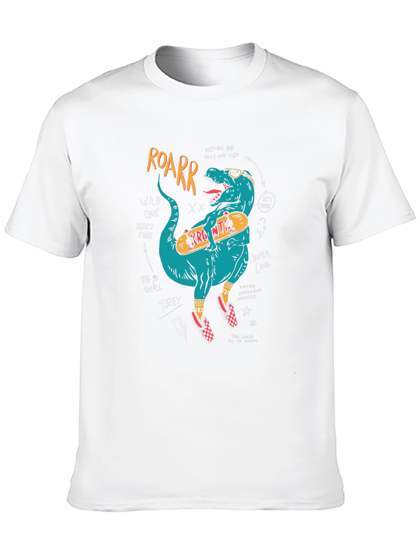 Skateboarding T-Rex Graphic Tee