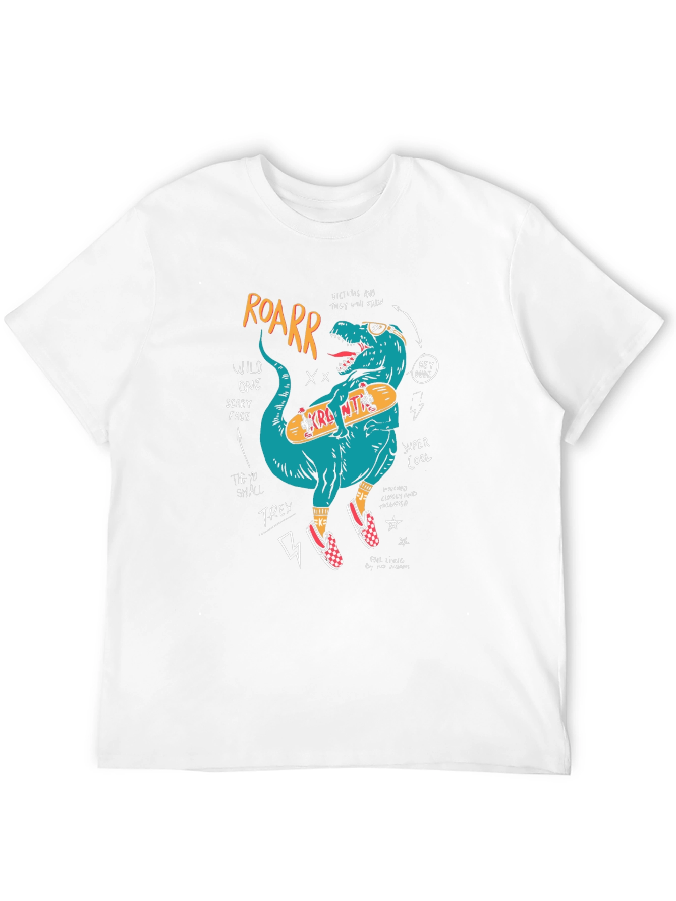 Skateboarding T-Rex Graphic Tee