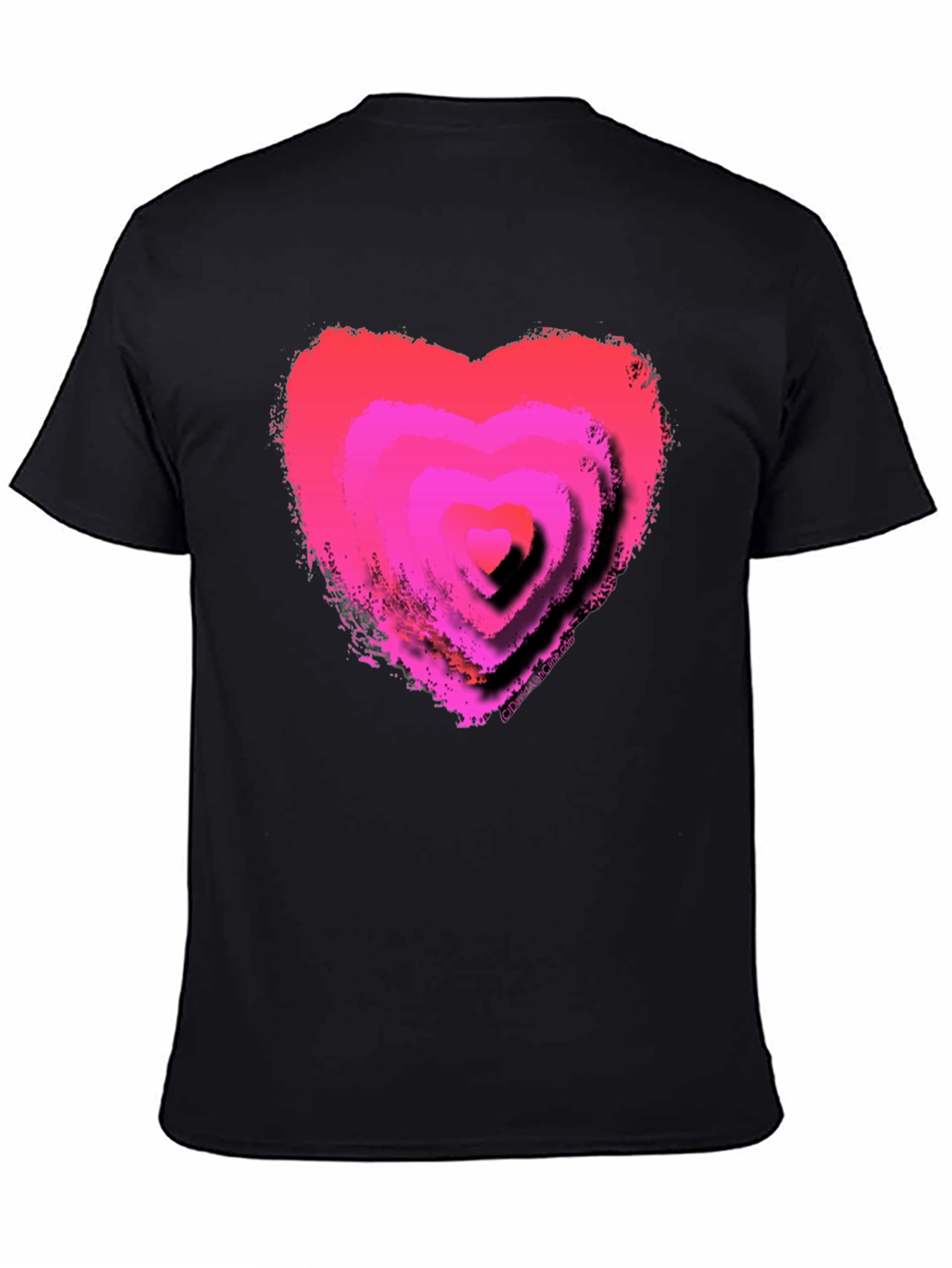 Pink Heart Graphic T-Shirt - Trendy Casual Tee