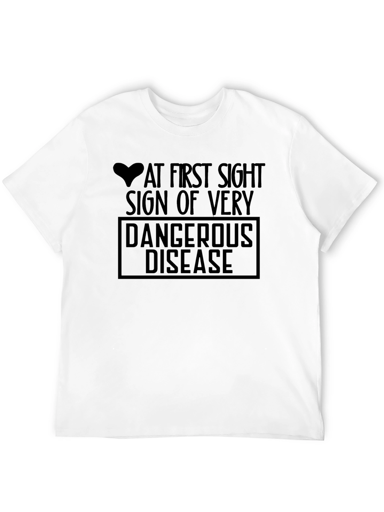Humorous At First Sight Graphic T-Shirt