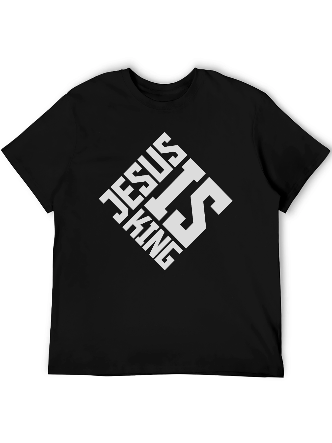 Jesus is King Black T-Shirt
