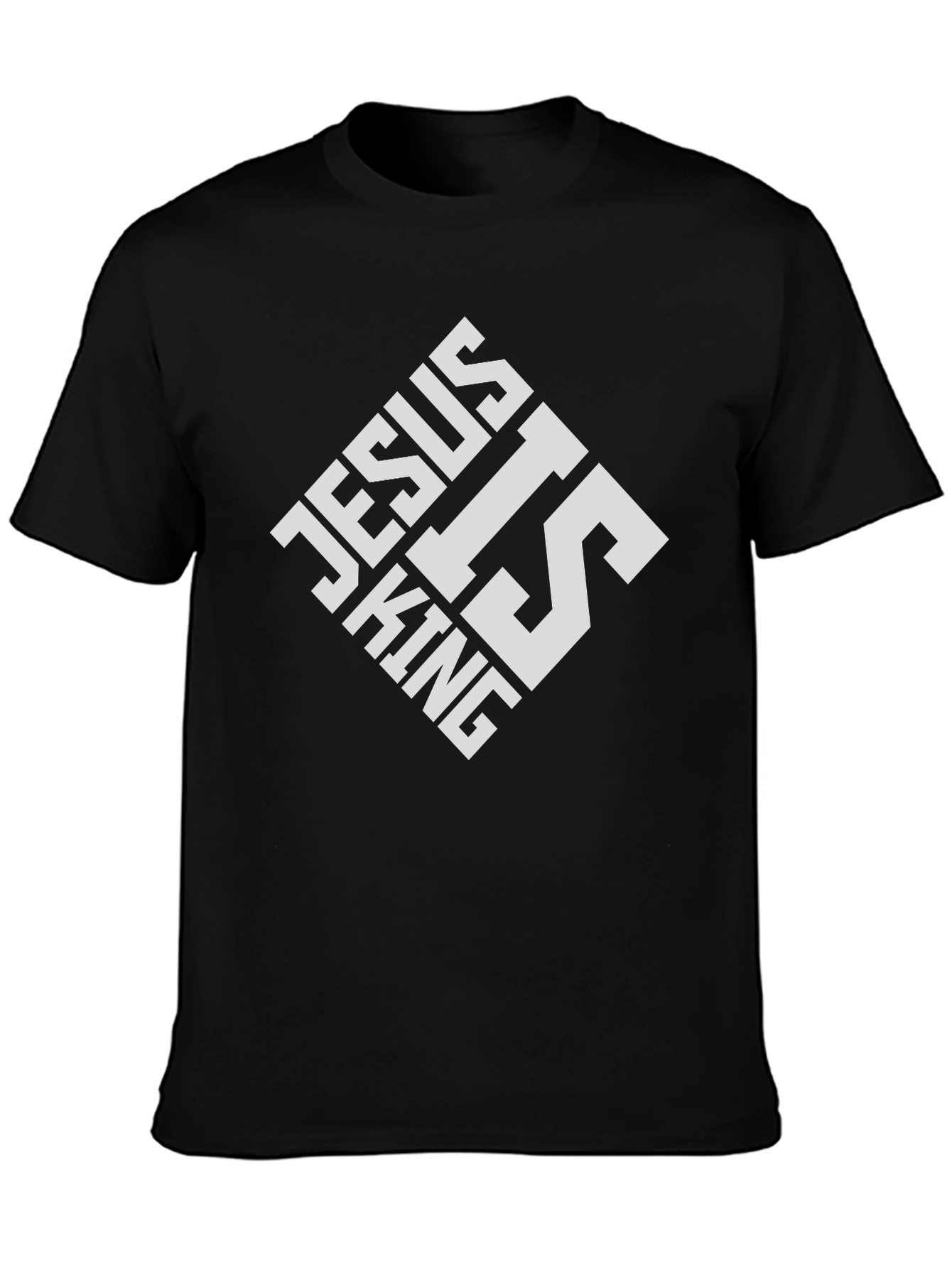 Jesus is King Black T-Shirt