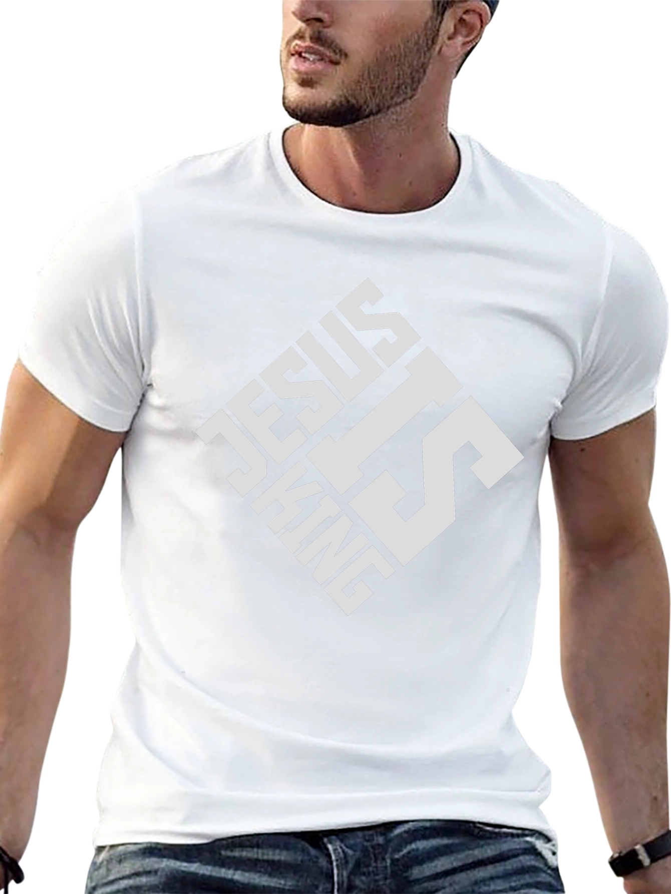 Jesus is King Black T-Shirt