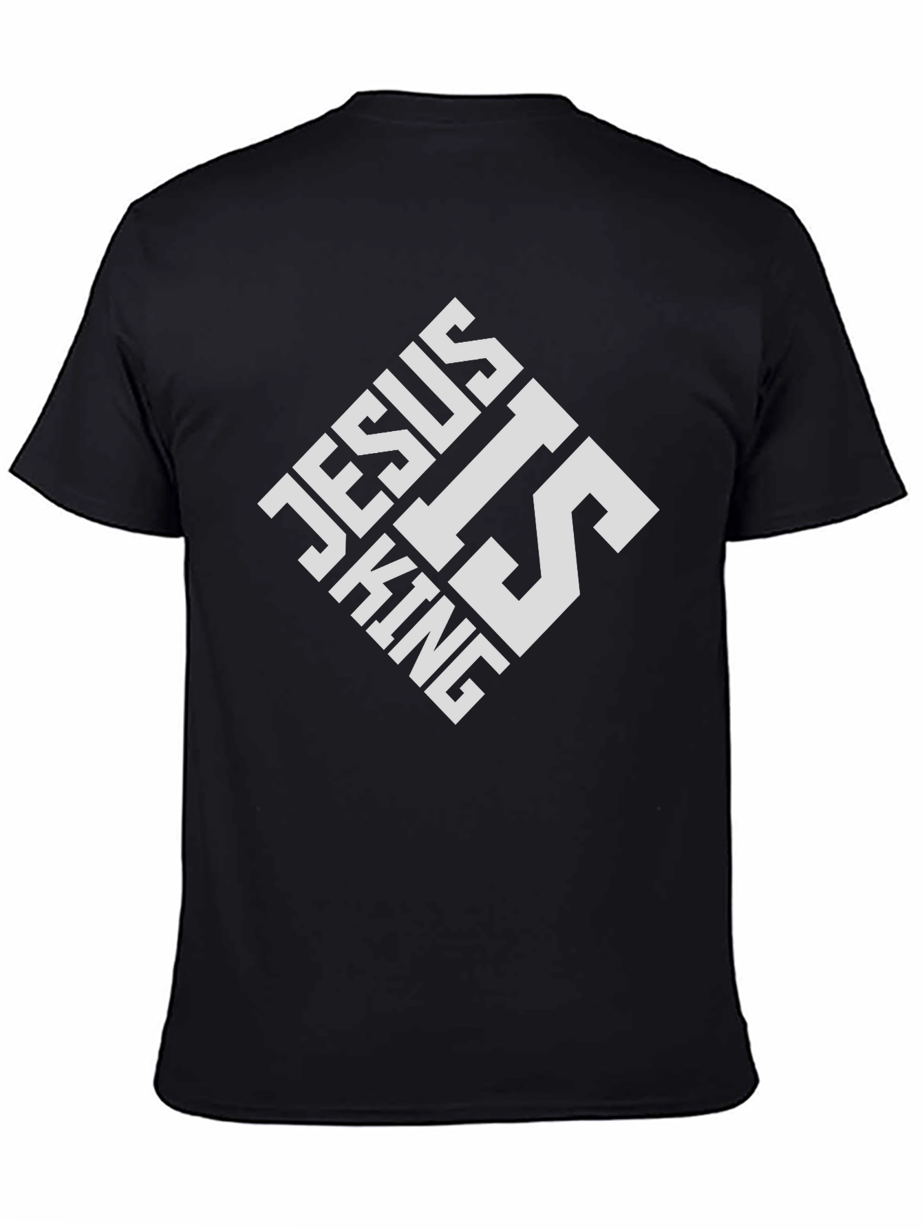 Jesus is King Black T-Shirt