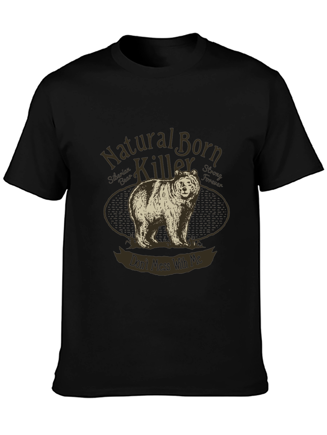Natural Born Killer Siberian Bear Graphic Tee