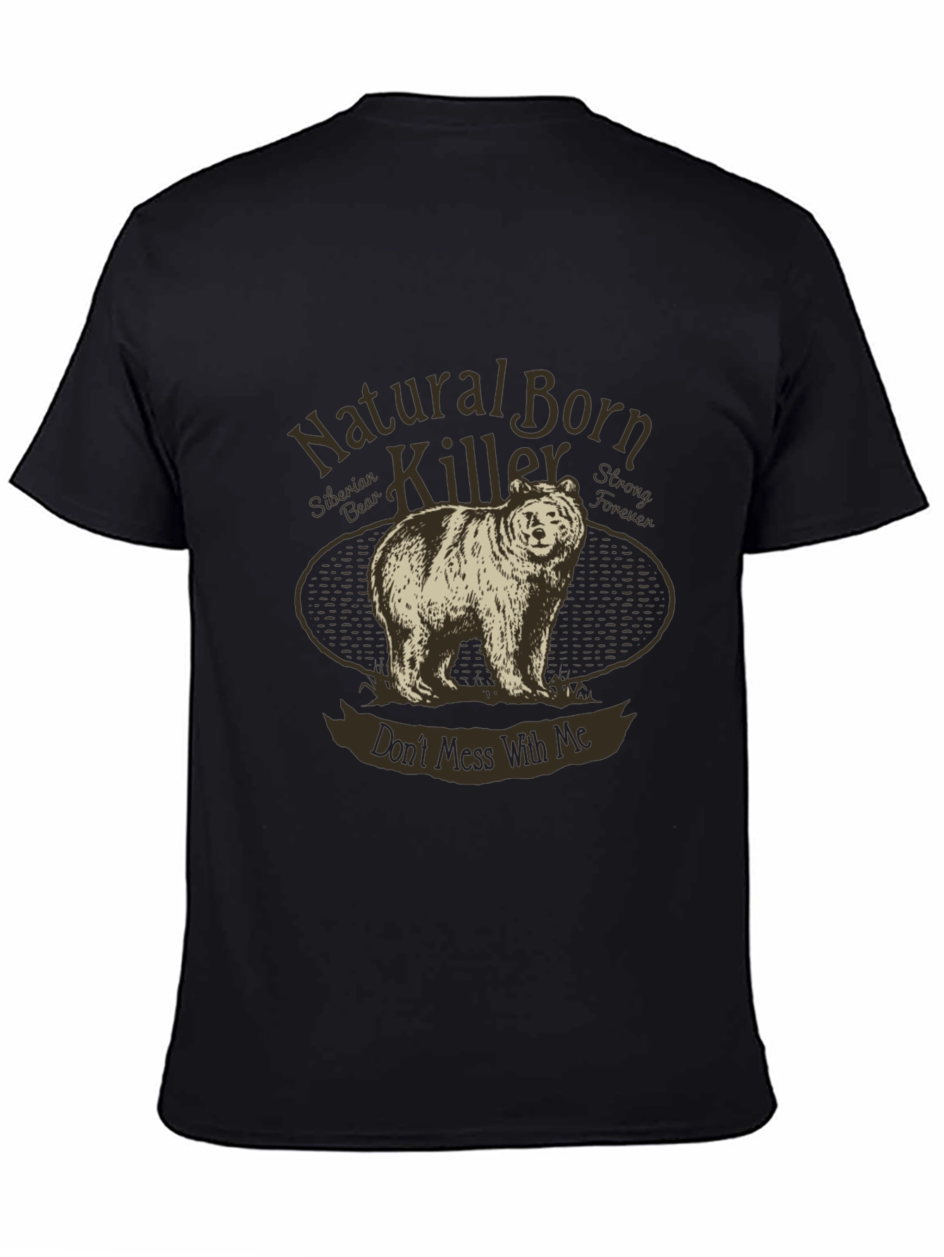 Natural Born Killer Siberian Bear Graphic Tee
