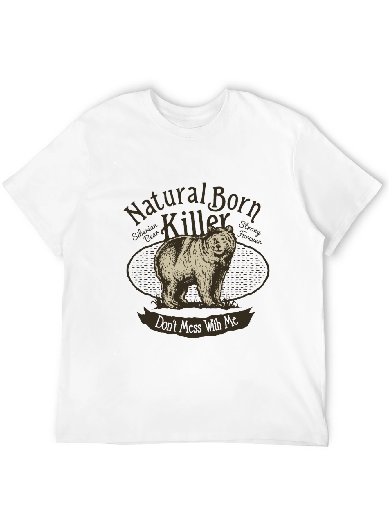 Natural Born Killer Siberian Bear Graphic Tee