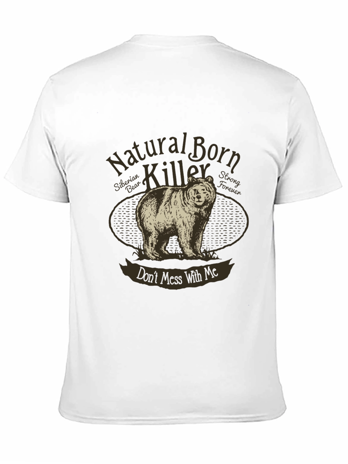 Natural Born Killer Siberian Bear Graphic Tee