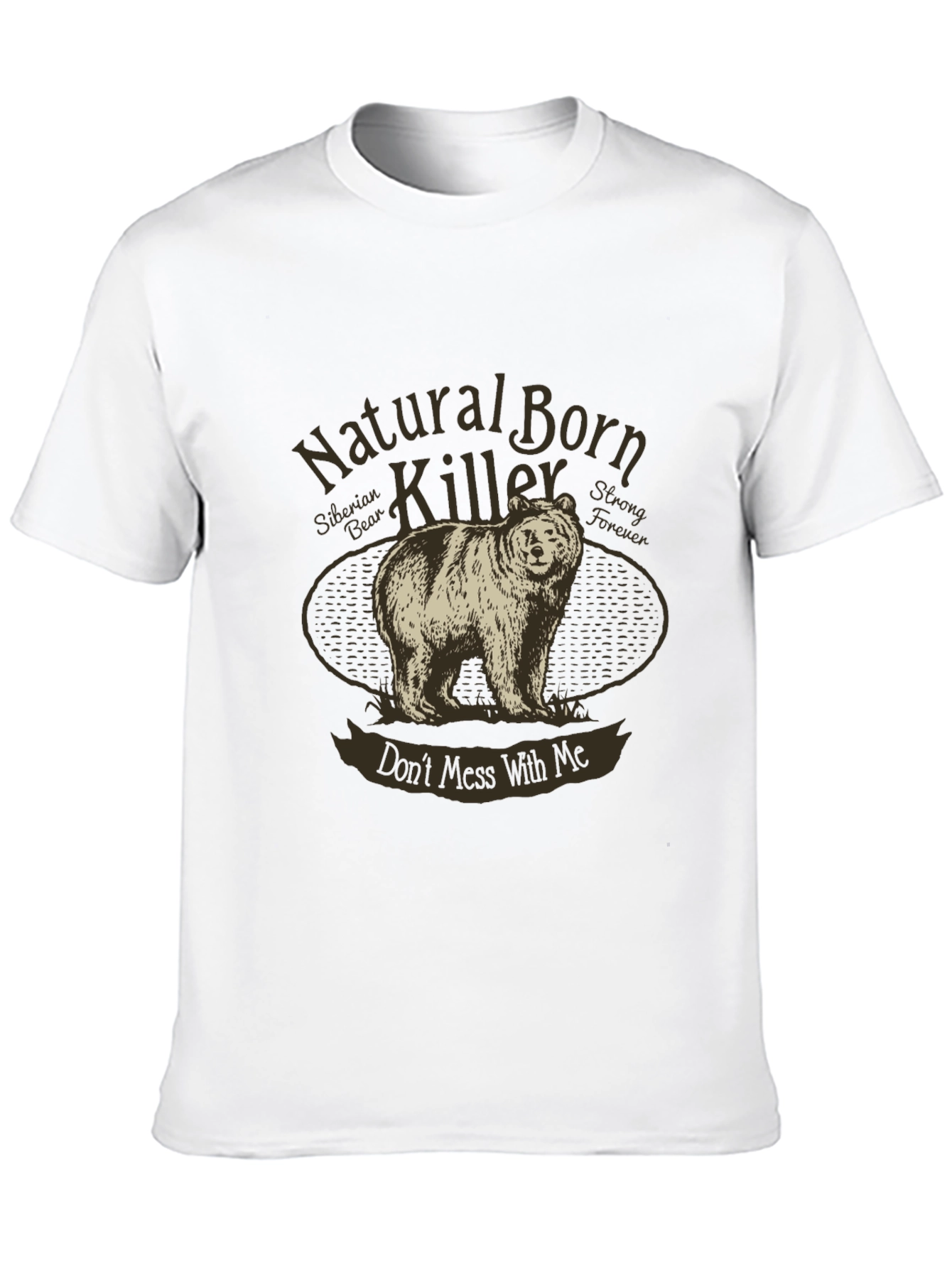 Natural Born Killer Siberian Bear Graphic Tee