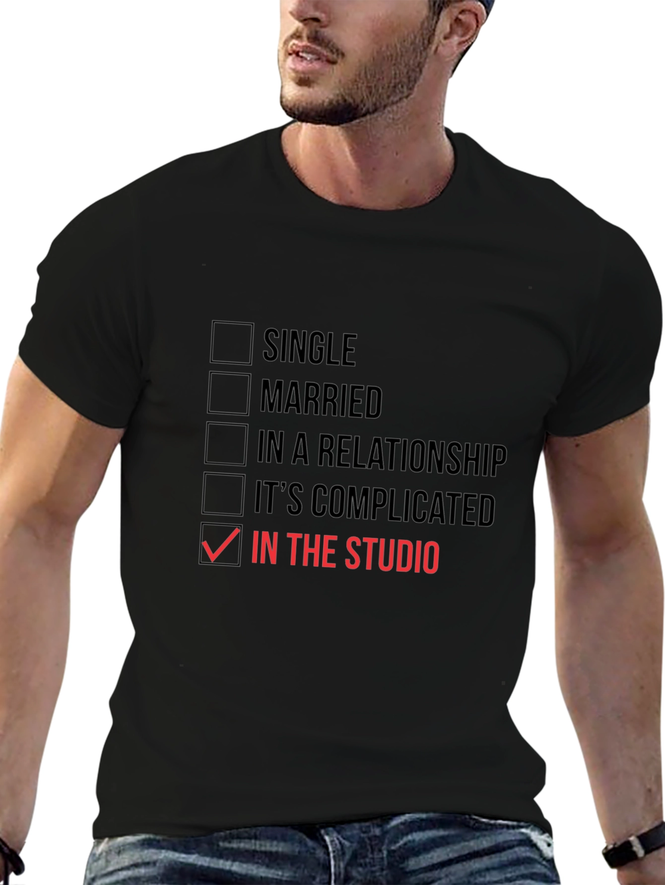 In The Studio T-Shirt - Musician Humor Tee