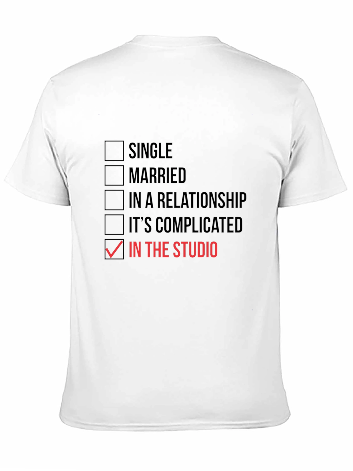 In The Studio T-Shirt - Musician Humor Tee