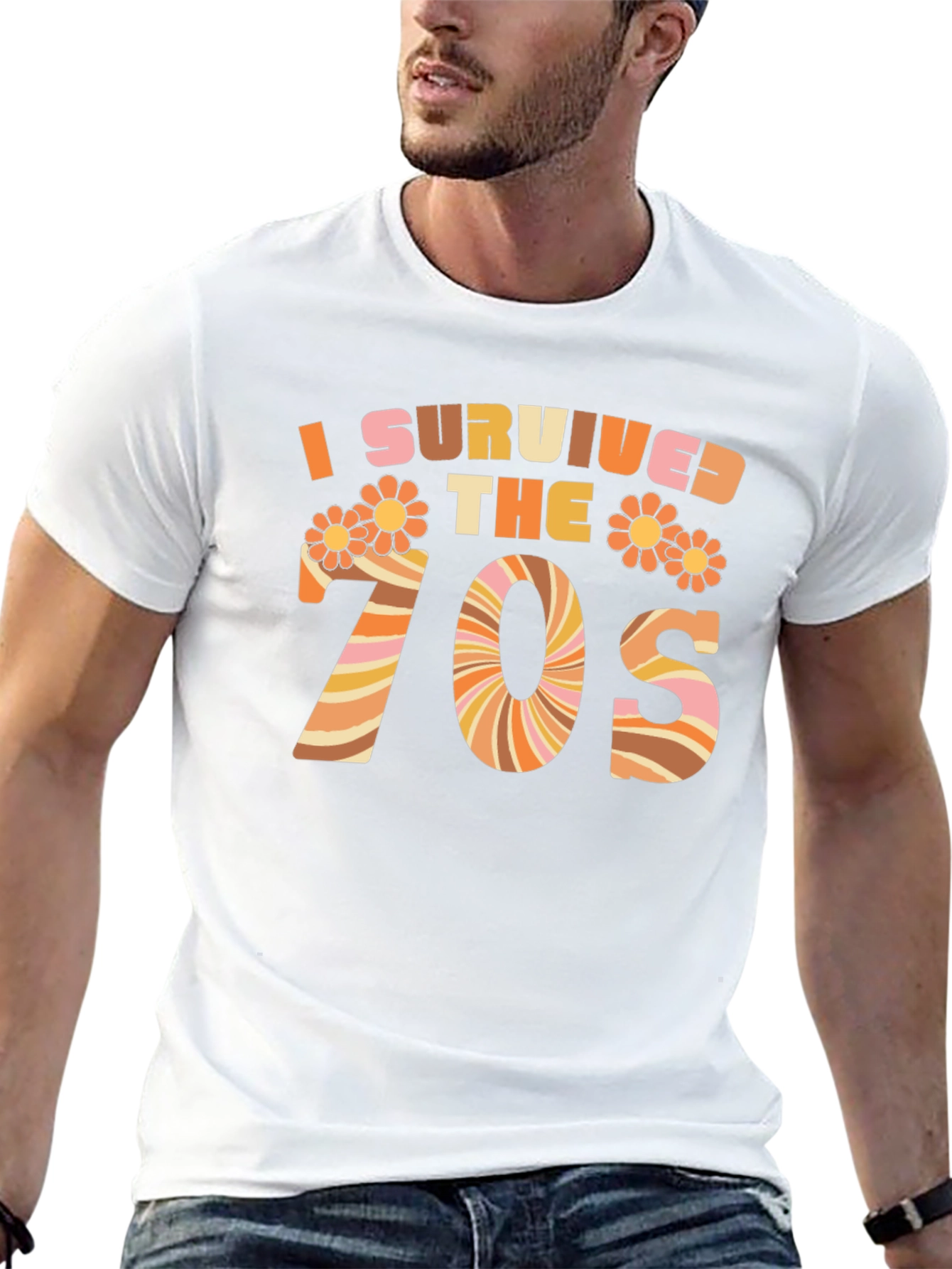 I Survived the 70s Retro Graphic Tee