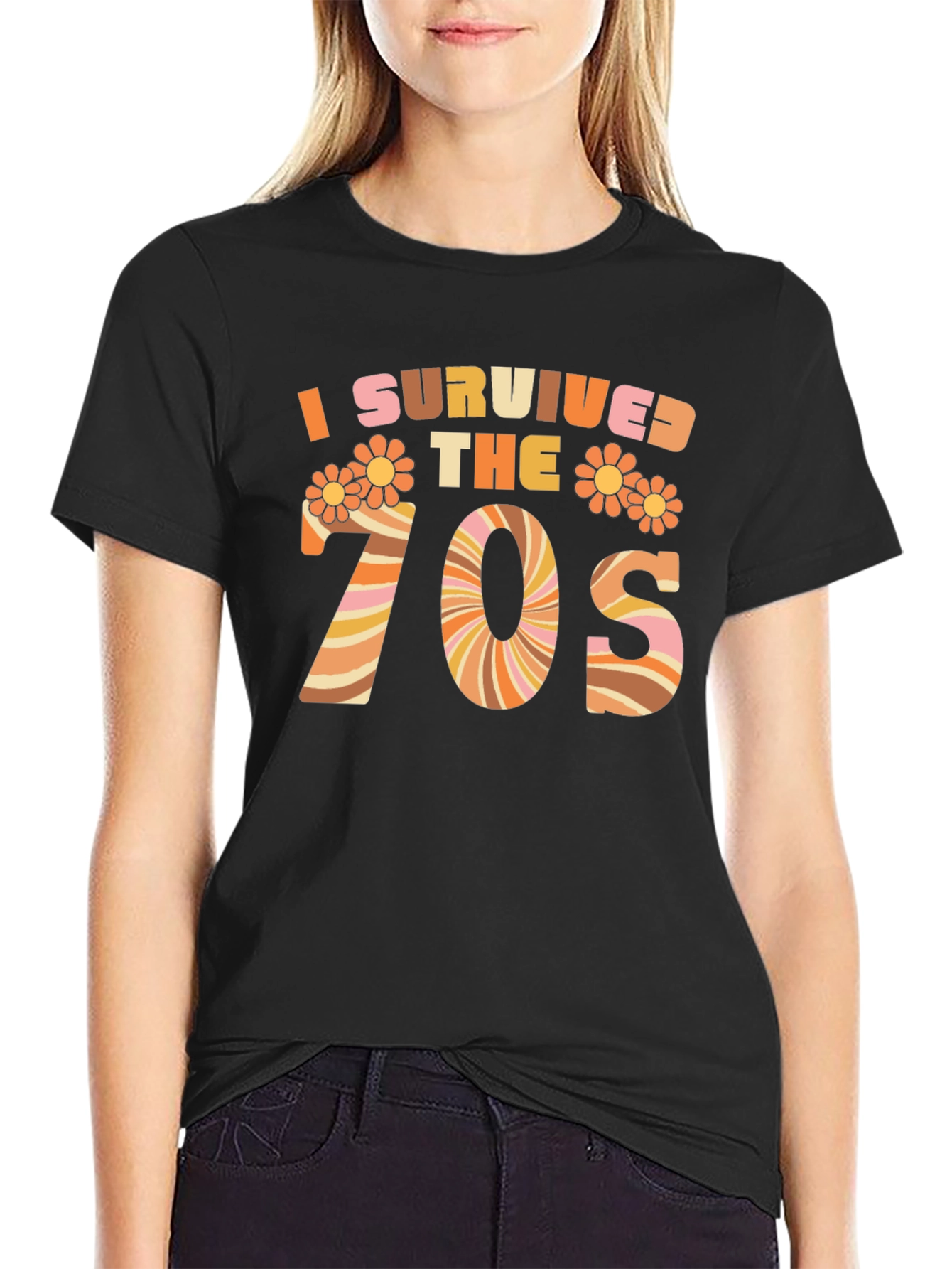 I Survived the 70s Retro Graphic Tee