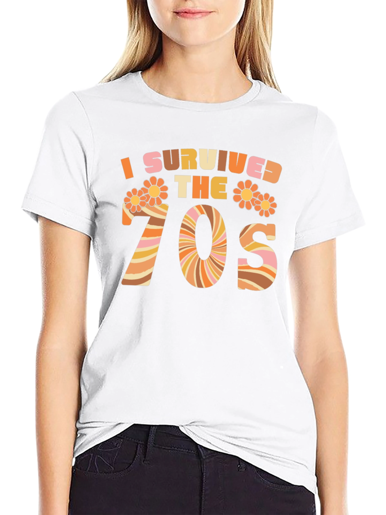 I Survived the 70s Retro Graphic Tee