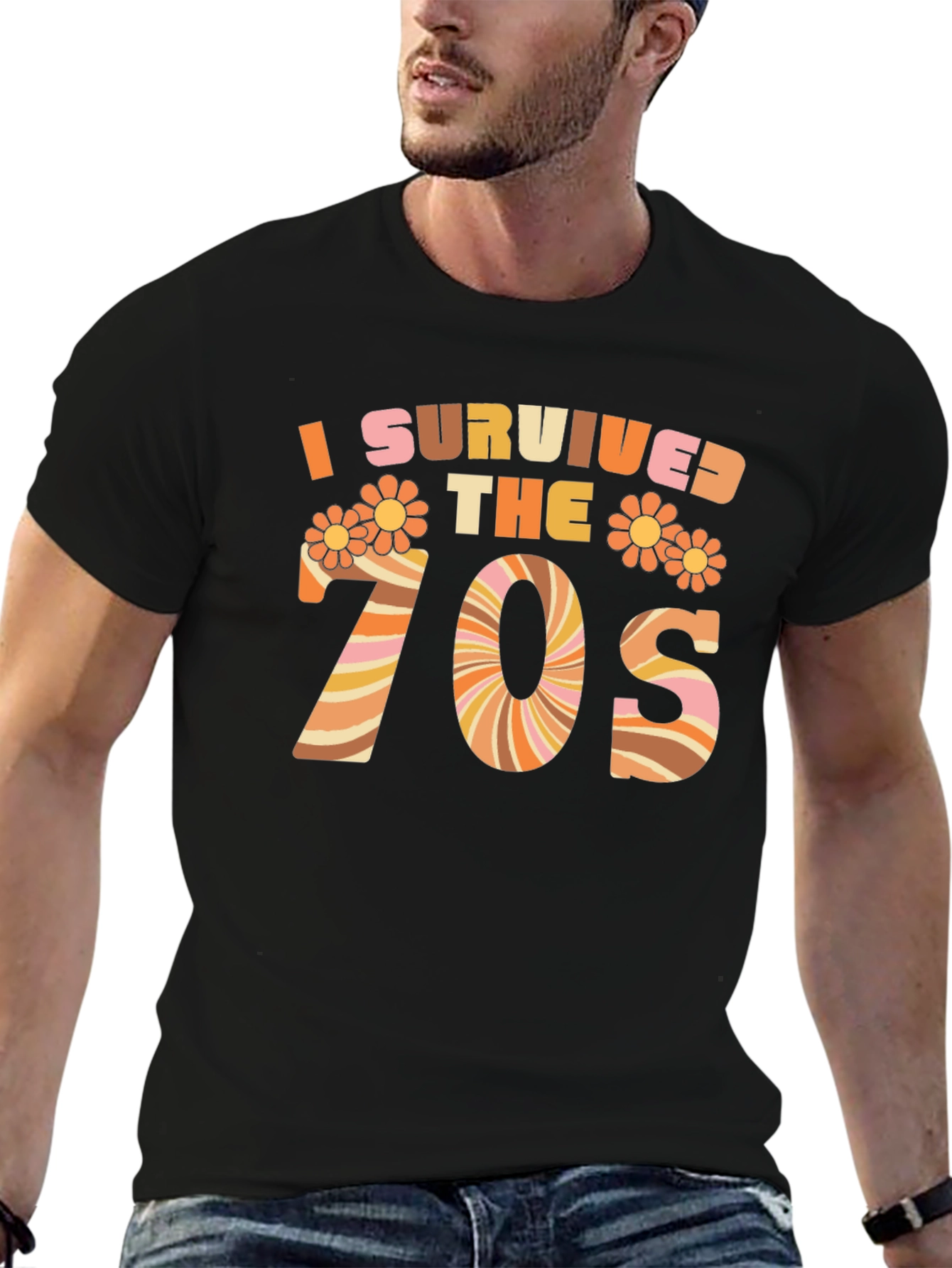 I Survived the 70s Retro Graphic Tee