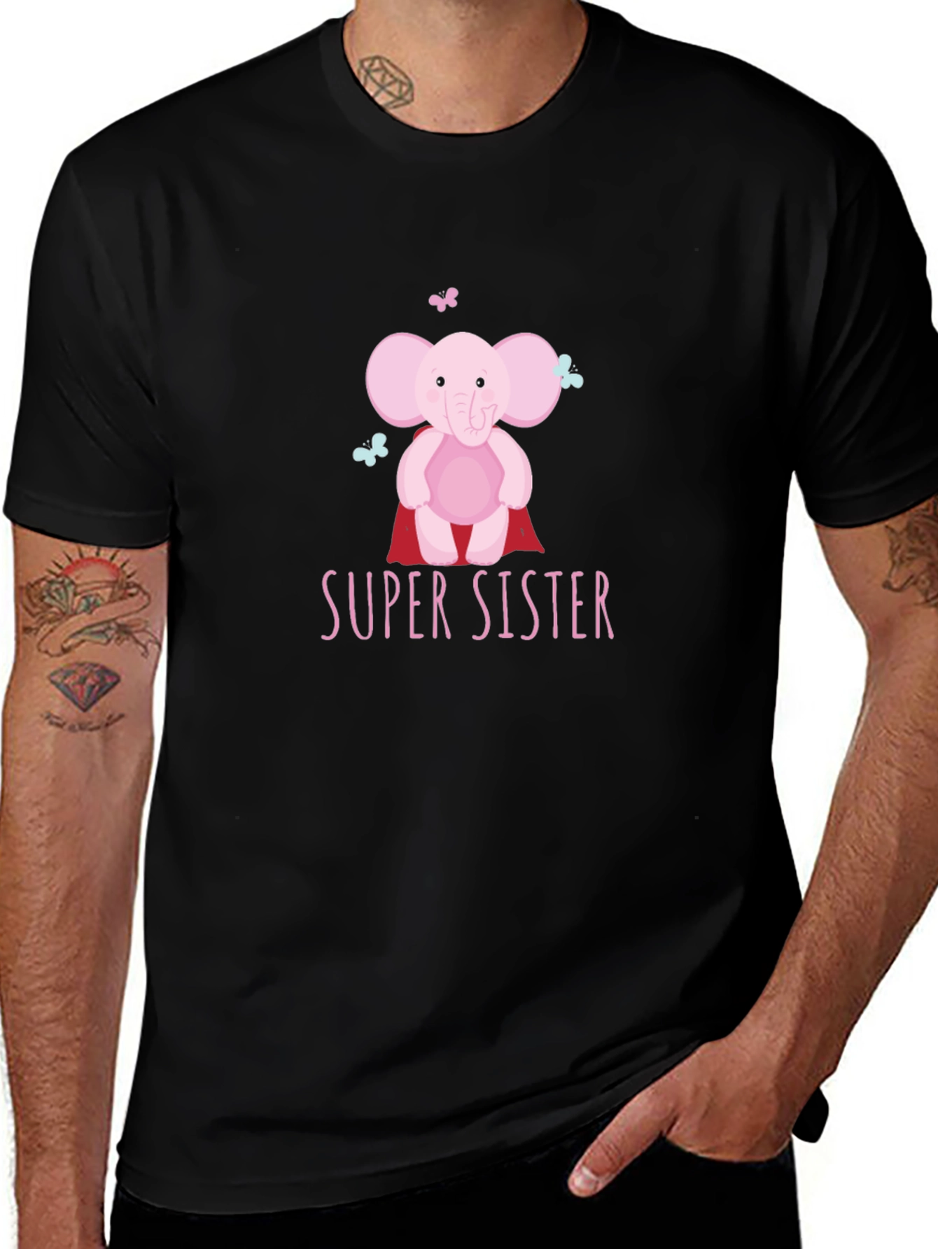 Super Sister Elephant Graphic Tee