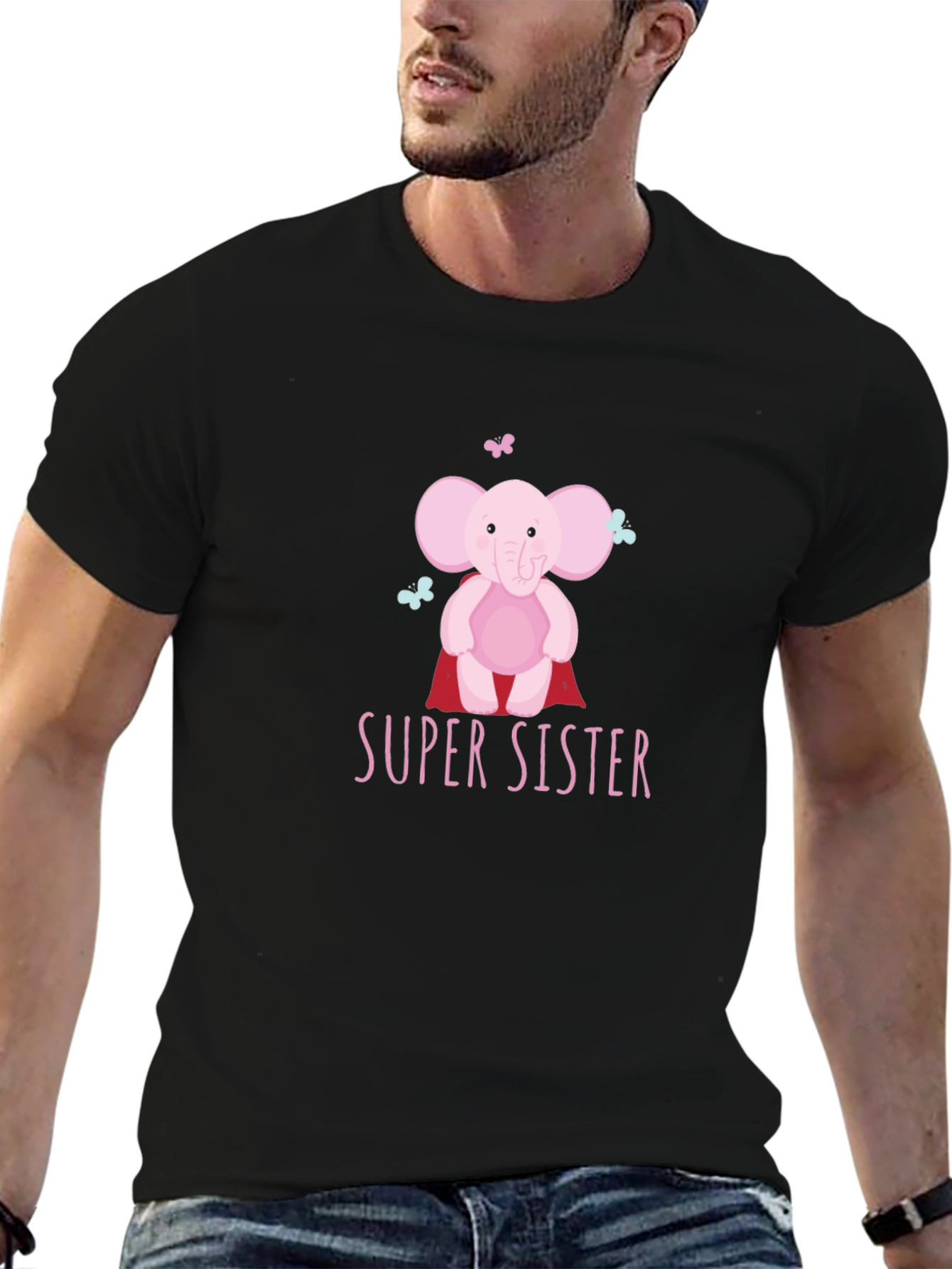Super Sister Elephant Graphic Tee