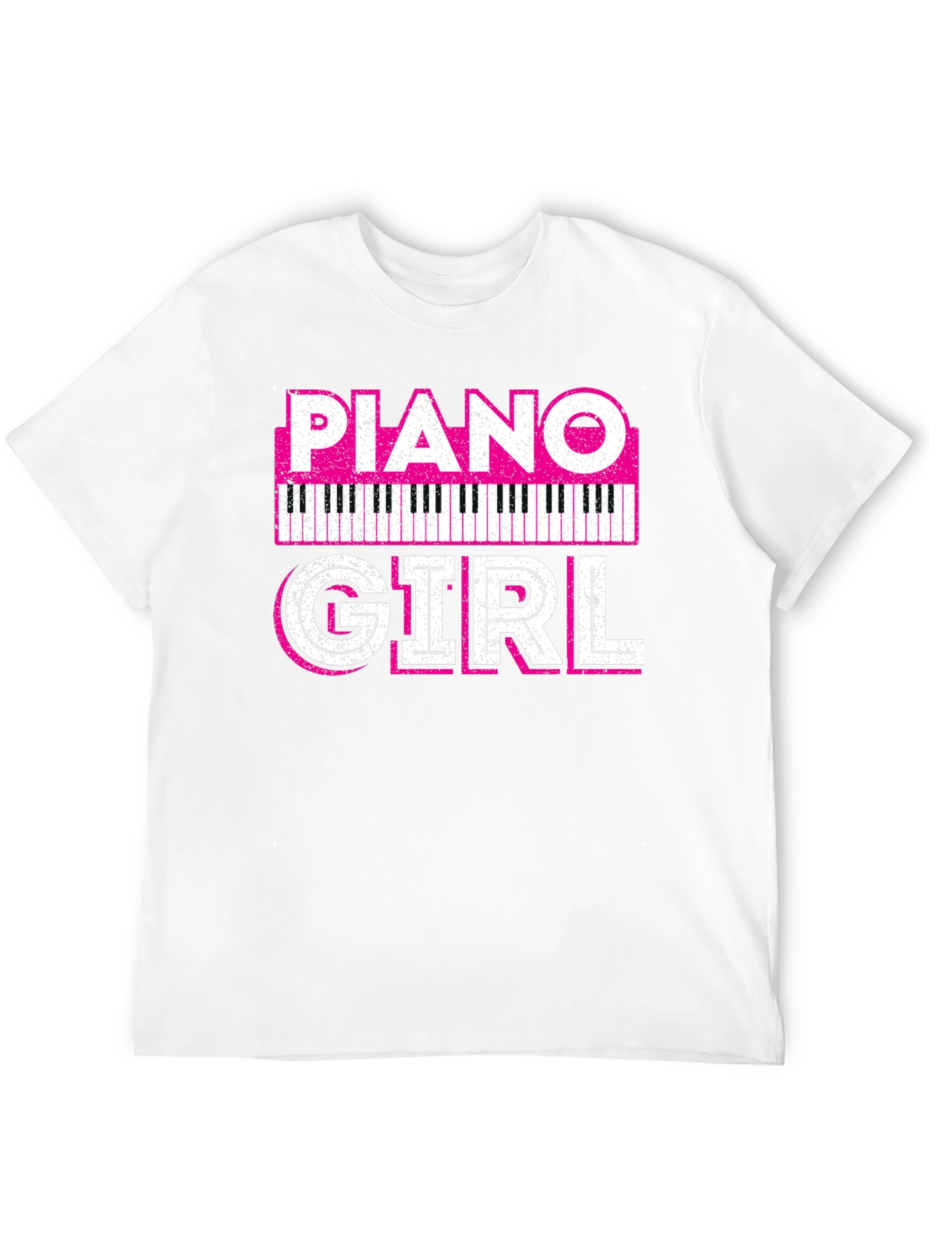 Piano Girl Graphic Tee - Musicians T-Shirt