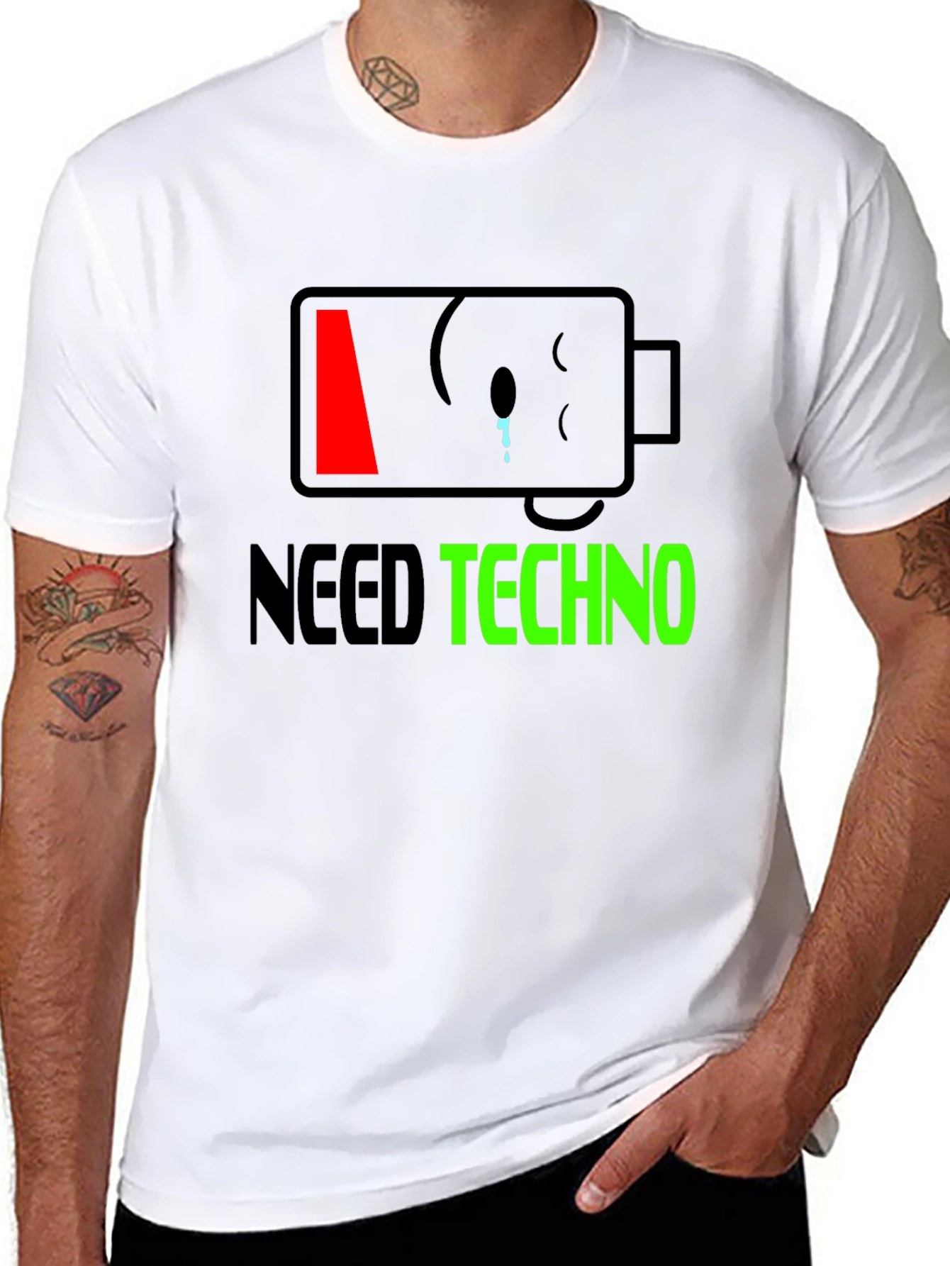 Need Techno T-Shirt - Funny Music Lover Tee