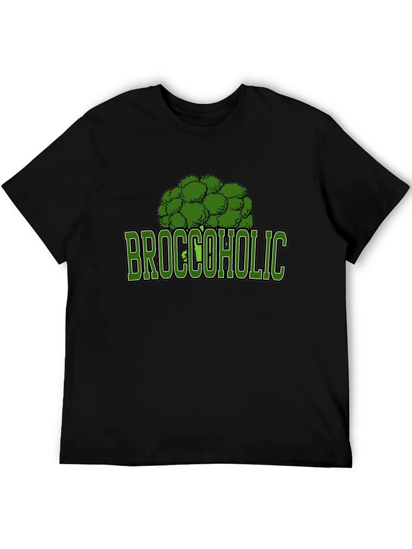 Broccoholic Graphic T-Shirt - Novelty Tee