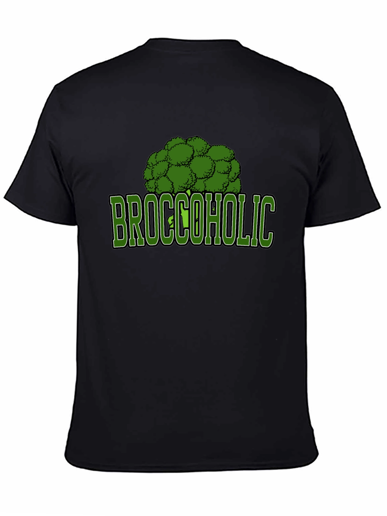 Broccoholic Graphic T-Shirt - Novelty Tee