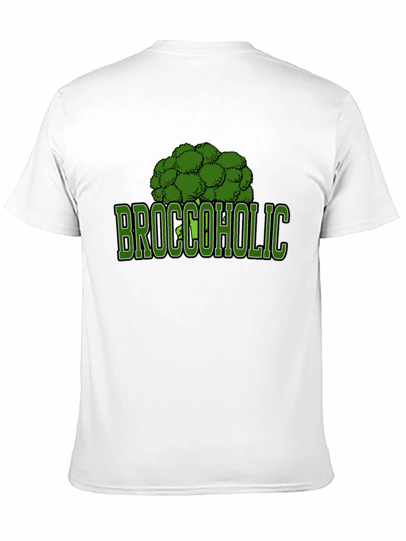 Broccoholic Graphic T-Shirt - Novelty Tee