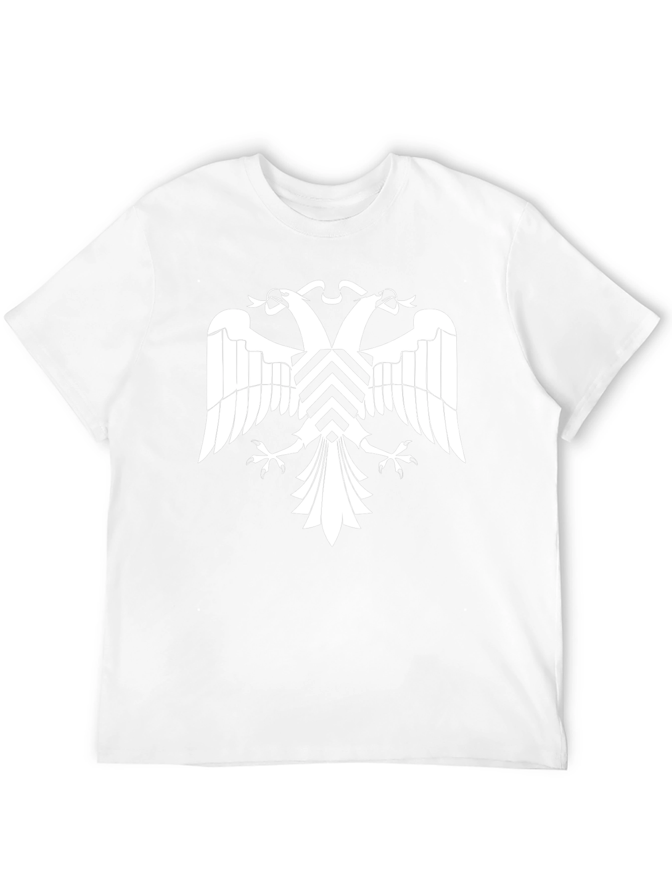 Black T-Shirt with Double Headed Eagle Graphic