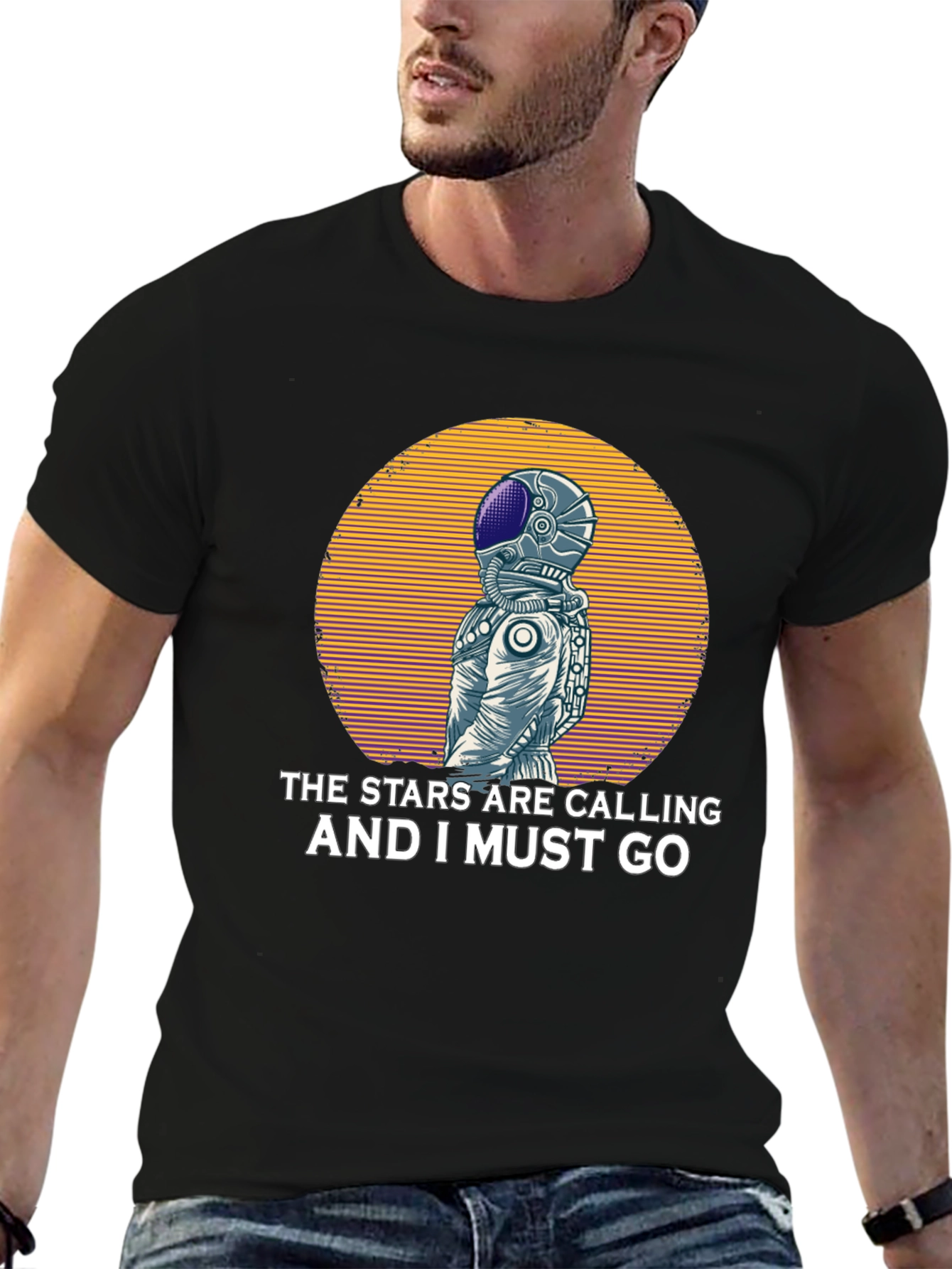 Stars are Calling Astronaut Graphic T-Shirt