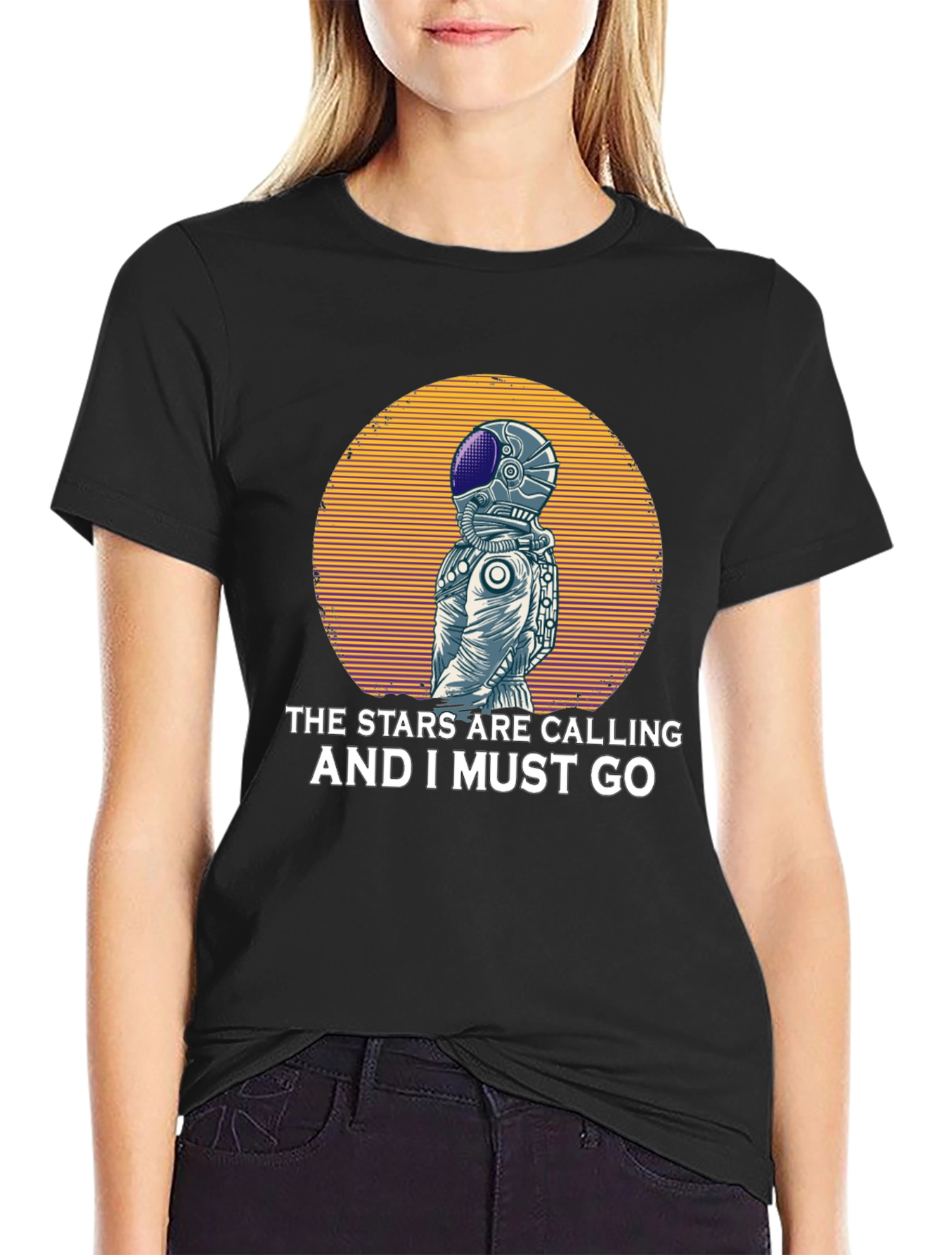 Stars are Calling Astronaut Graphic T-Shirt