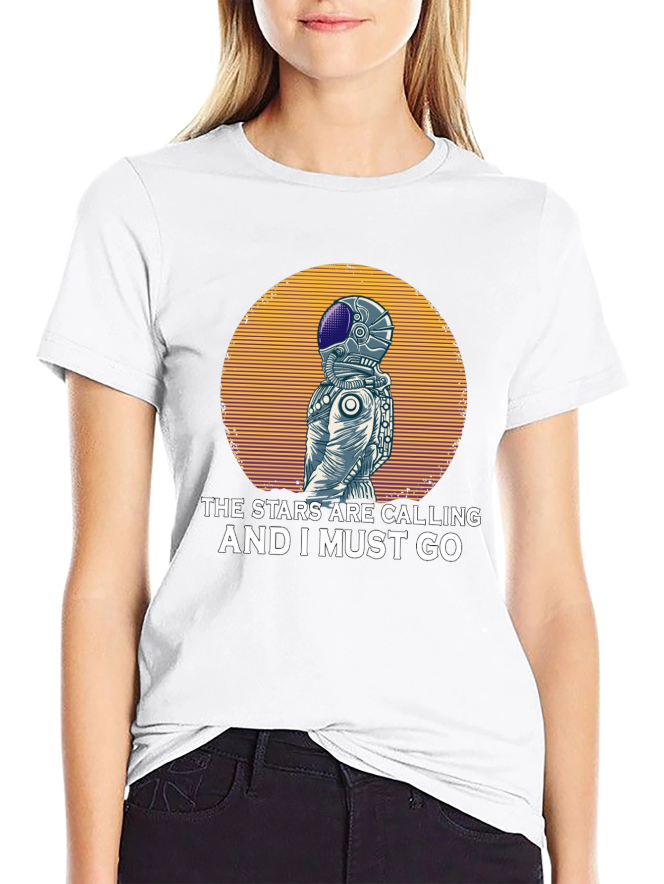 Stars are Calling Astronaut Graphic T-Shirt