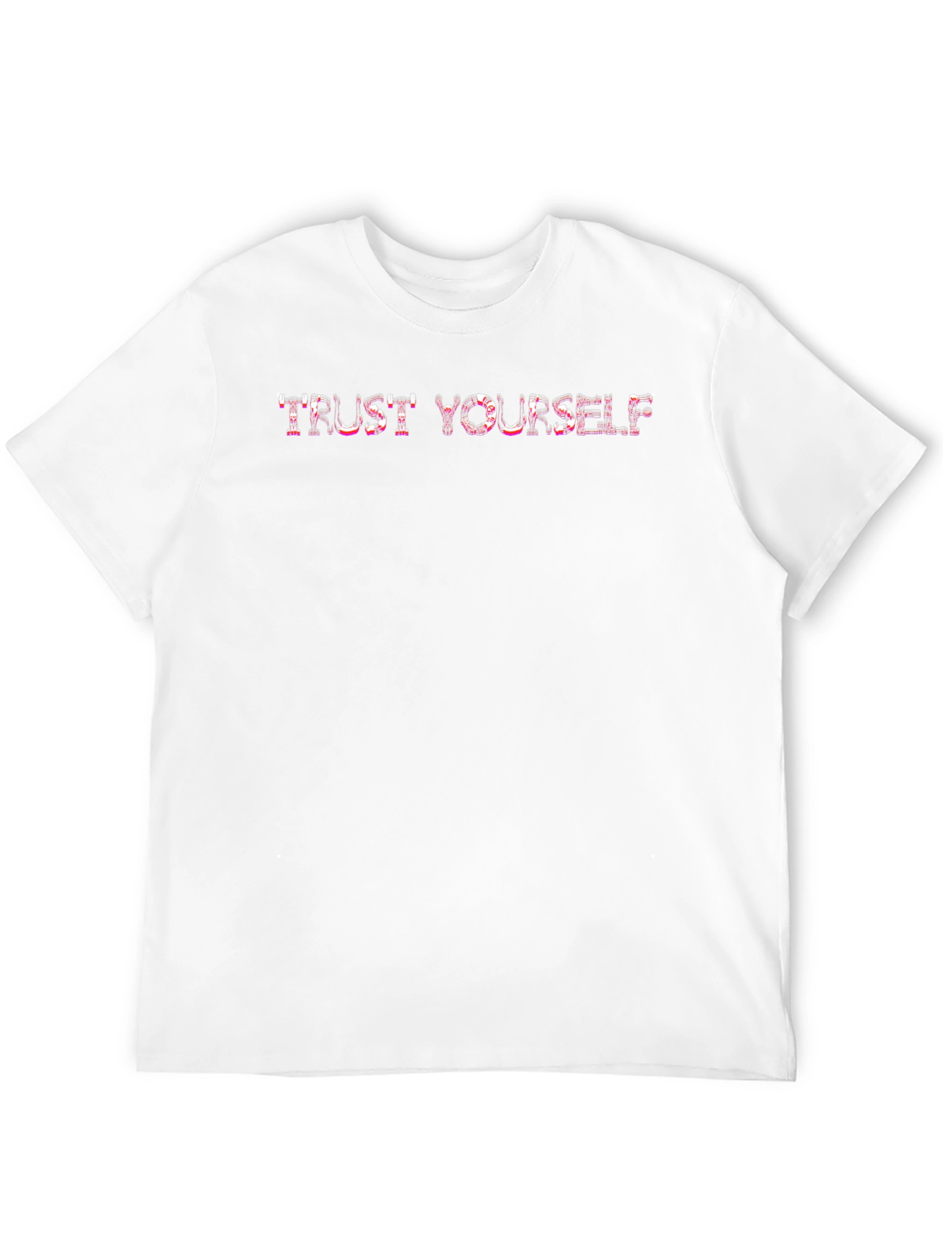 Trust Yourself Graphic Tee - Black Cotton T-Shirt