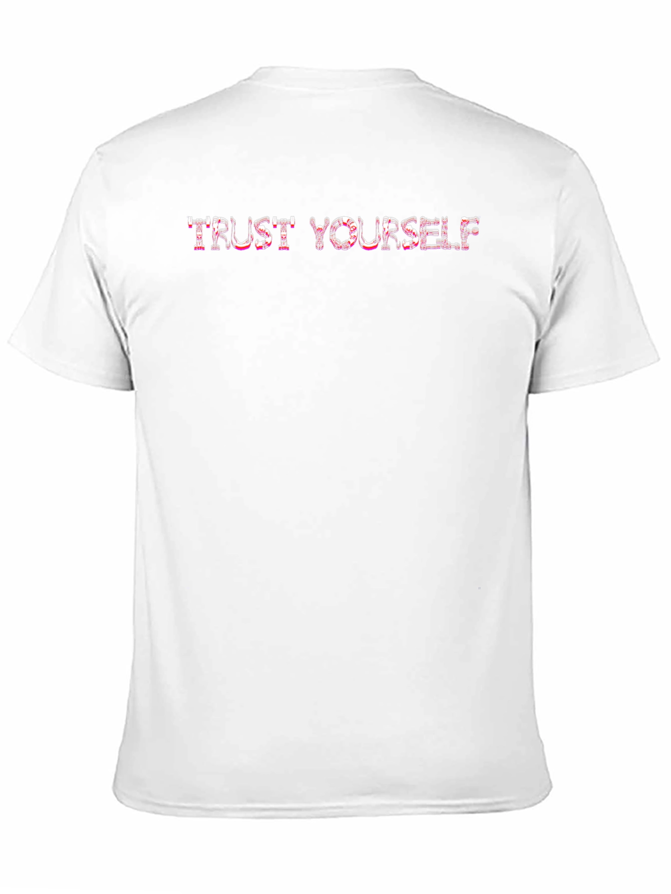 Trust Yourself Graphic Tee - Black Cotton T-Shirt