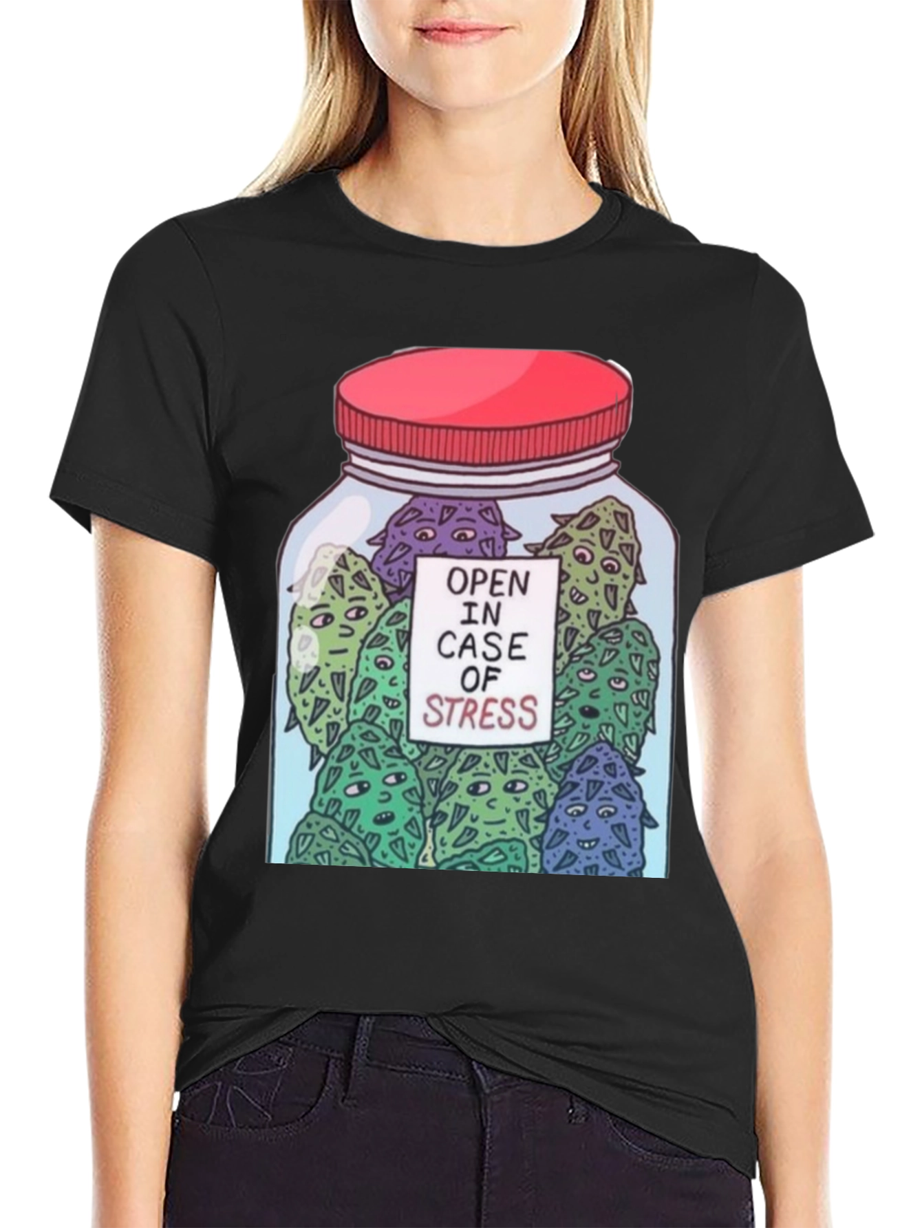 Open In Case Of Stress Graphic T-Shirt