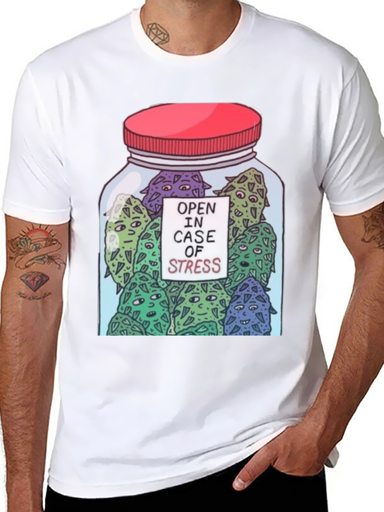 Open In Case Of Stress Graphic T-Shirt