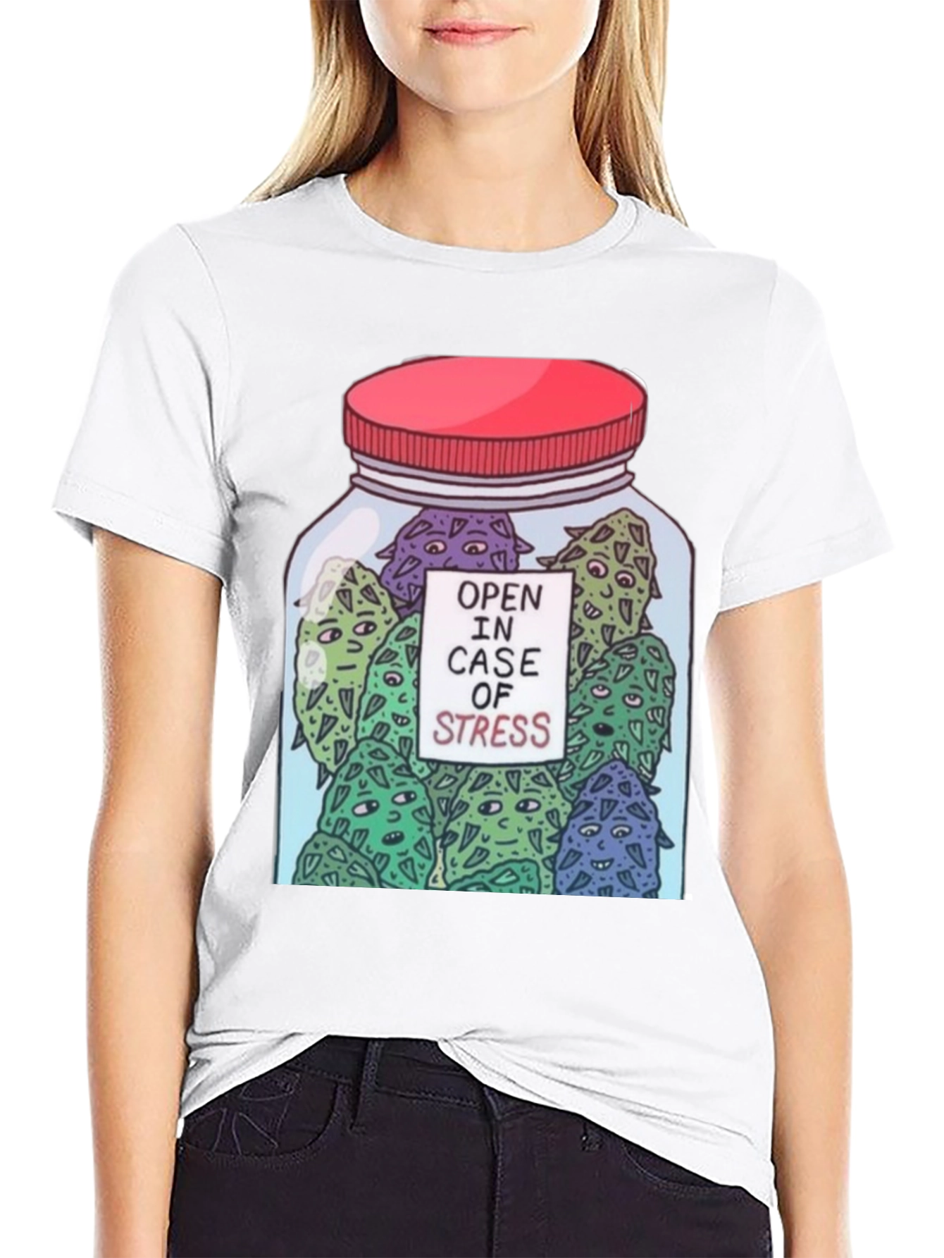 Open In Case Of Stress Graphic T-Shirt