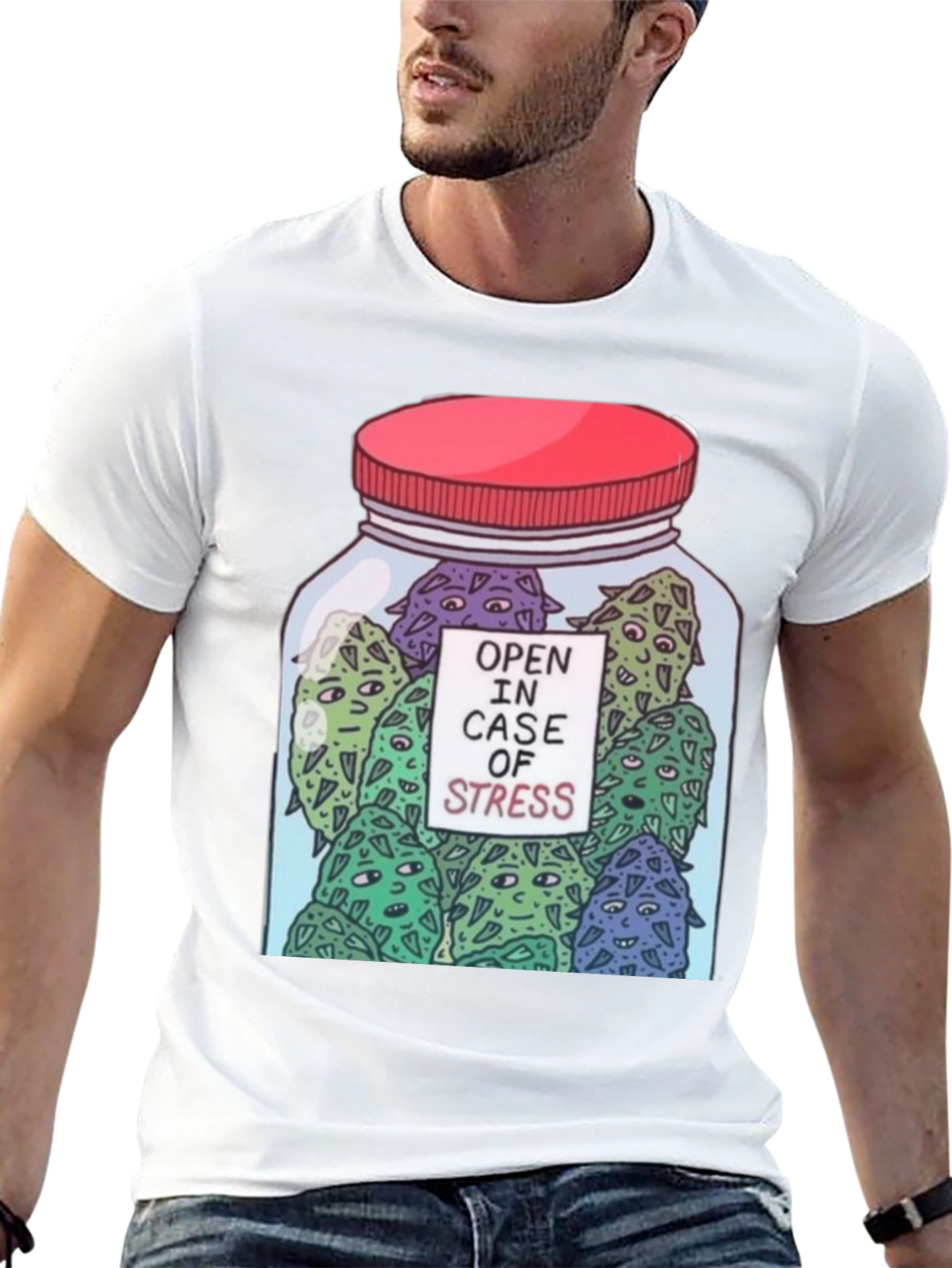 Open In Case Of Stress Graphic T-Shirt