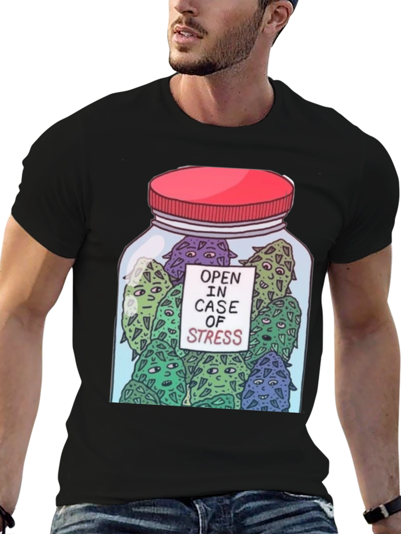 Open In Case Of Stress Graphic T-Shirt