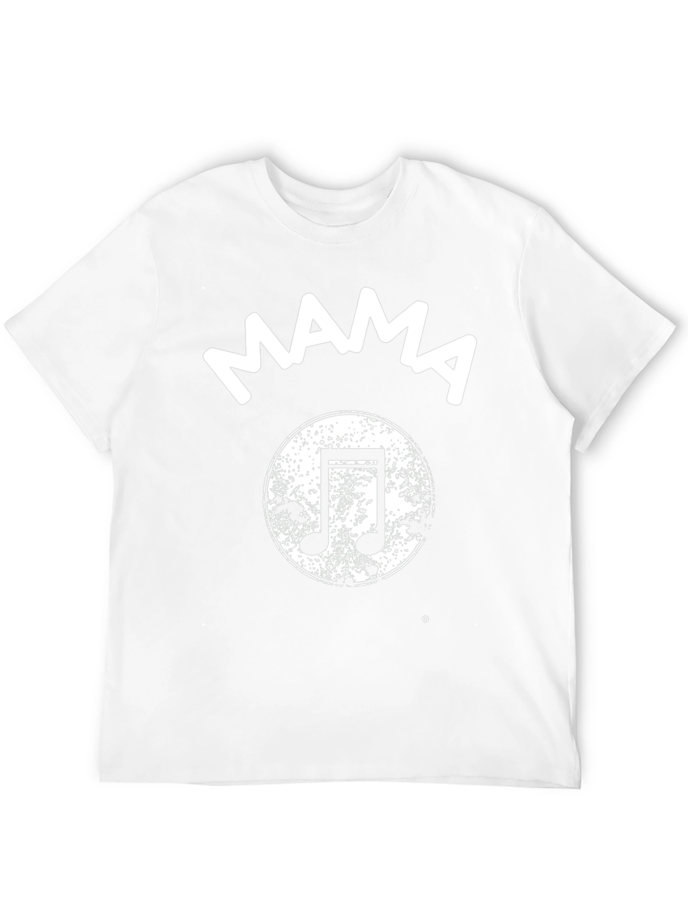 Mama Music Note Black T-Shirt