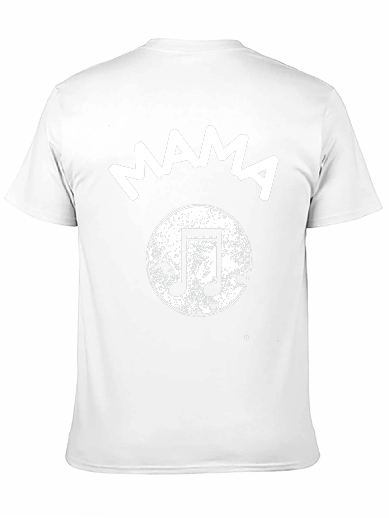 Mama Music Note Black T-Shirt