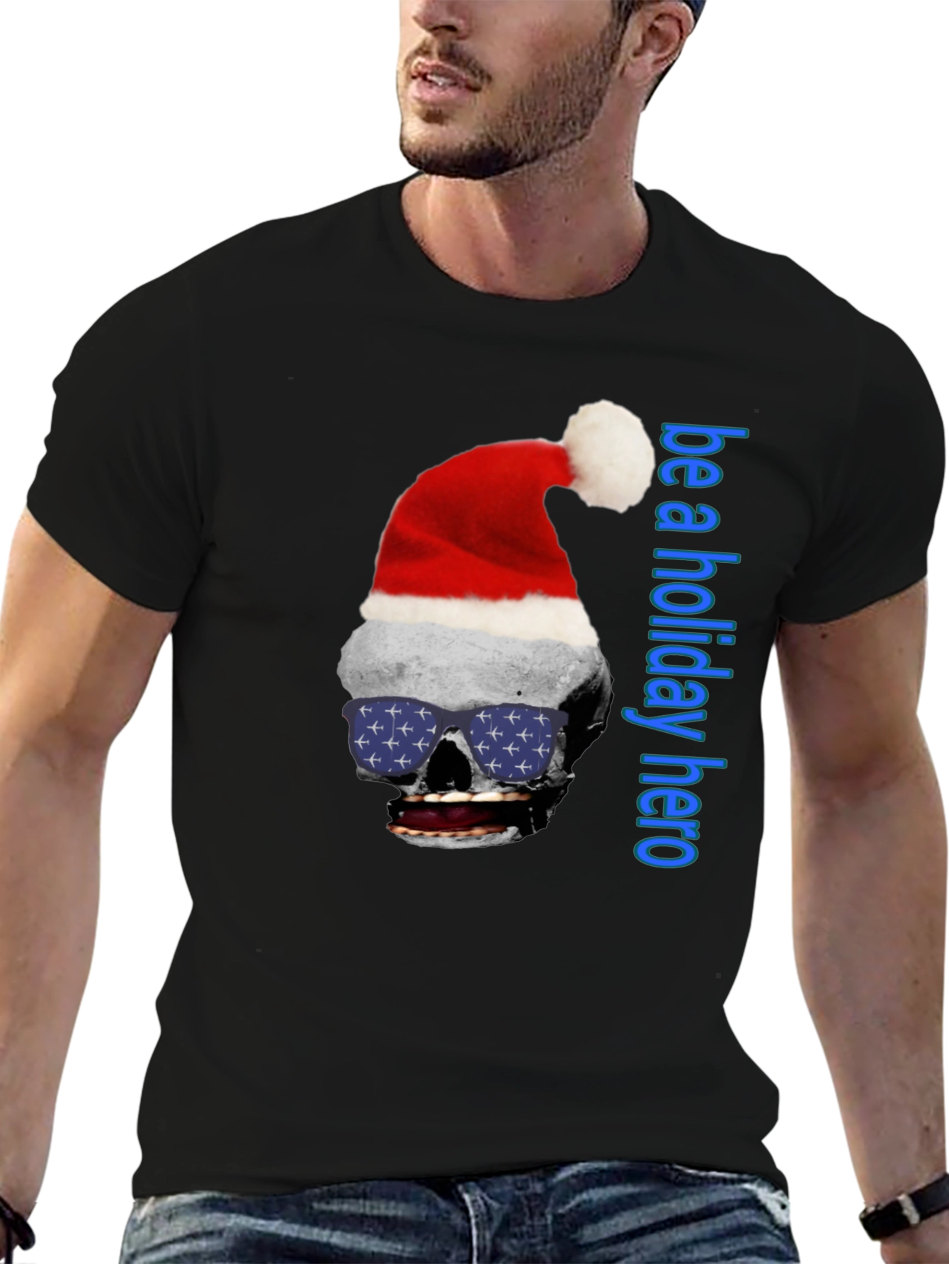 Holiday Hero Skull T-Shirt