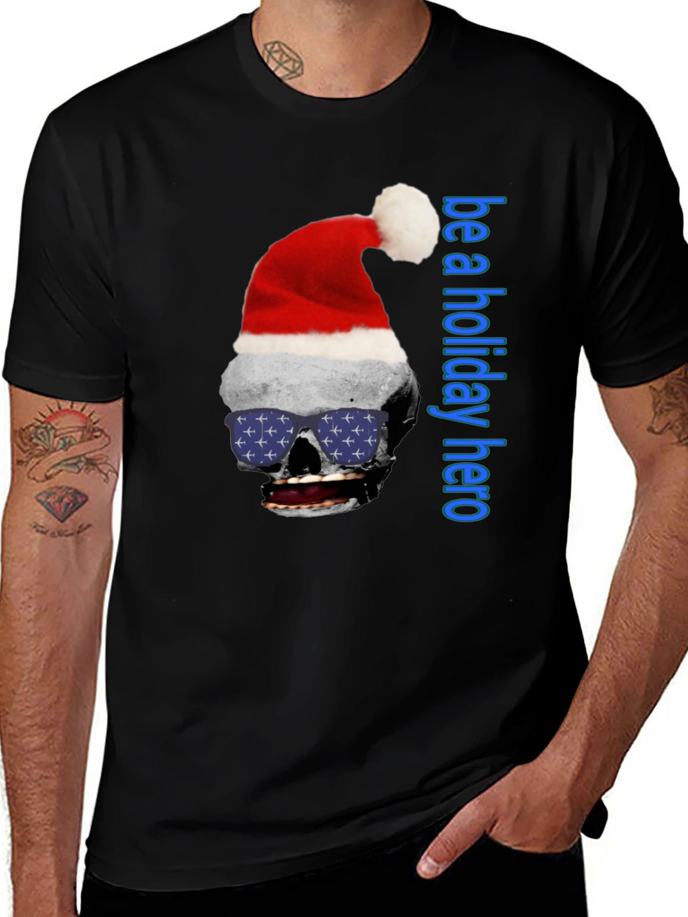Holiday Hero Skull T-Shirt