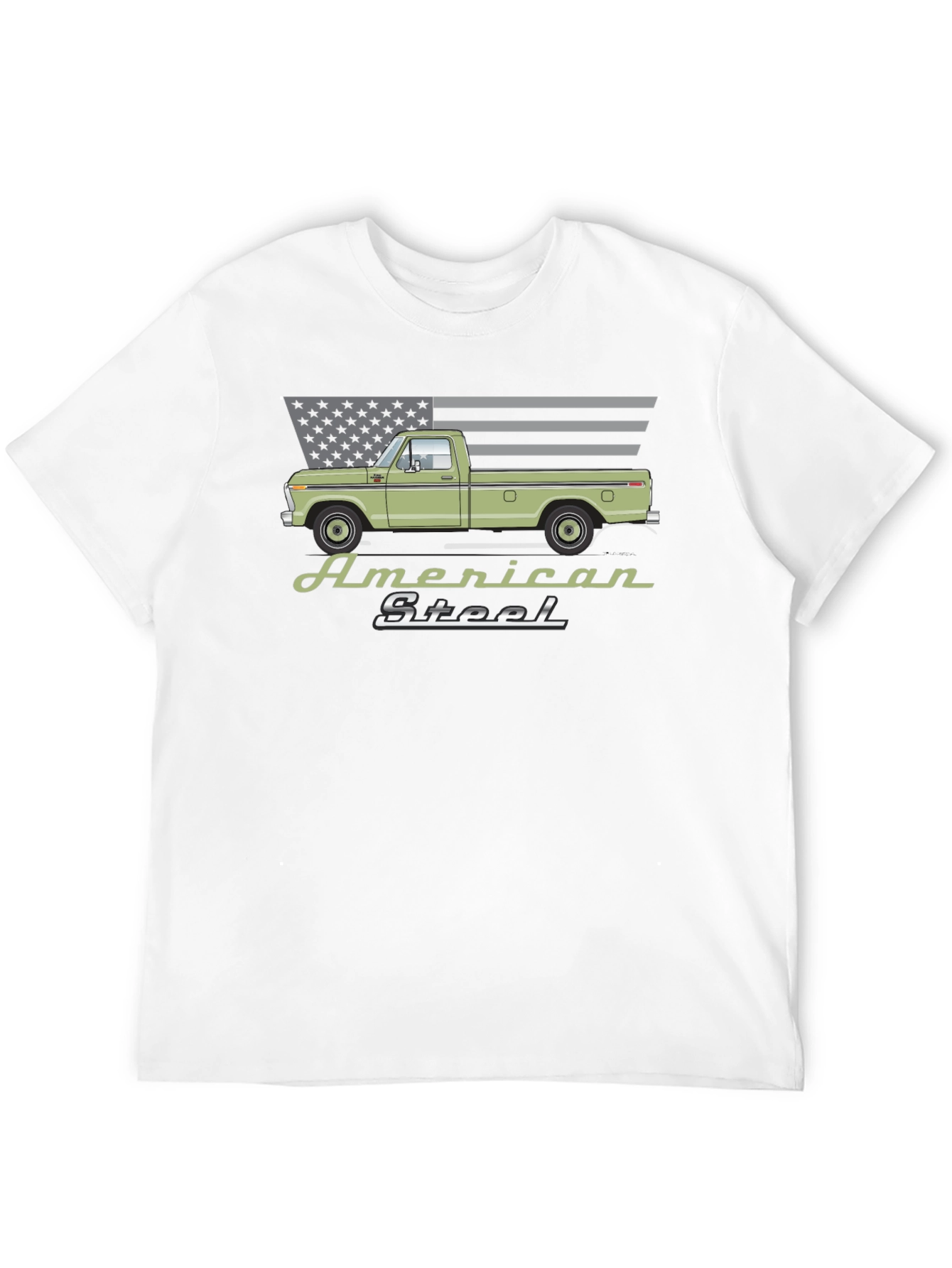 American Steel Truck T-Shirt - Classic Design