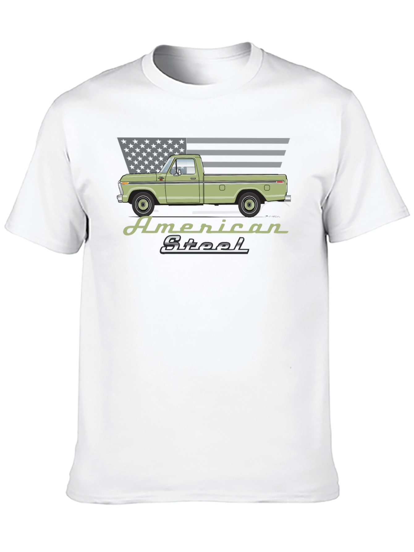 American Steel Truck T-Shirt - Classic Design