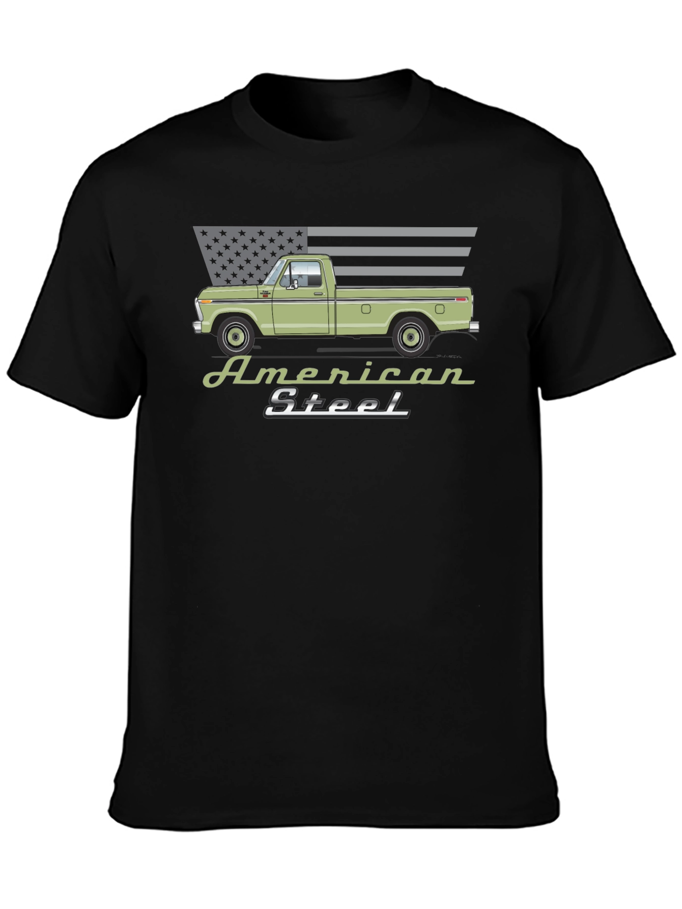 American Steel Truck T-Shirt - Classic Design