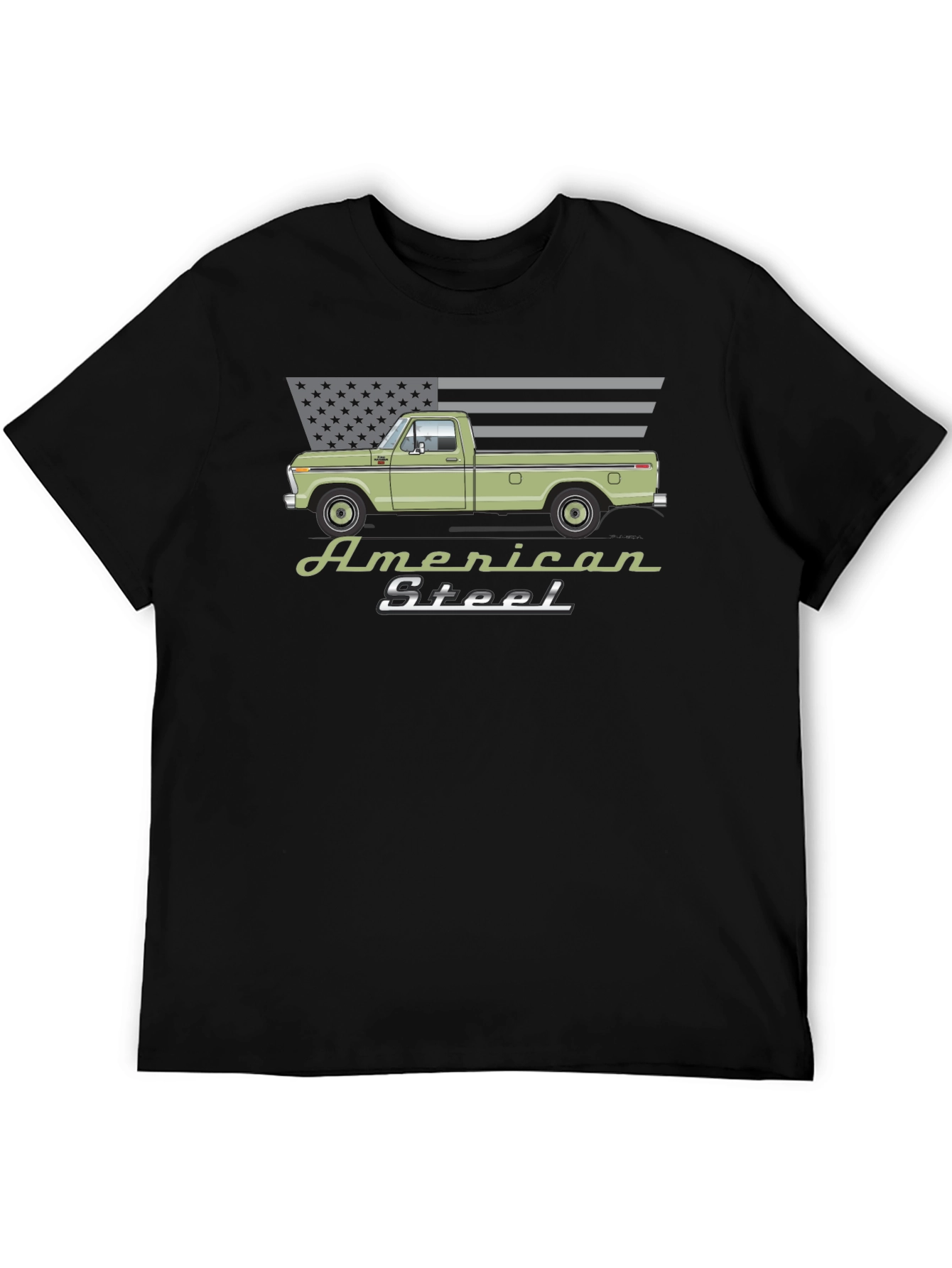 American Steel Truck T-Shirt - Classic Design