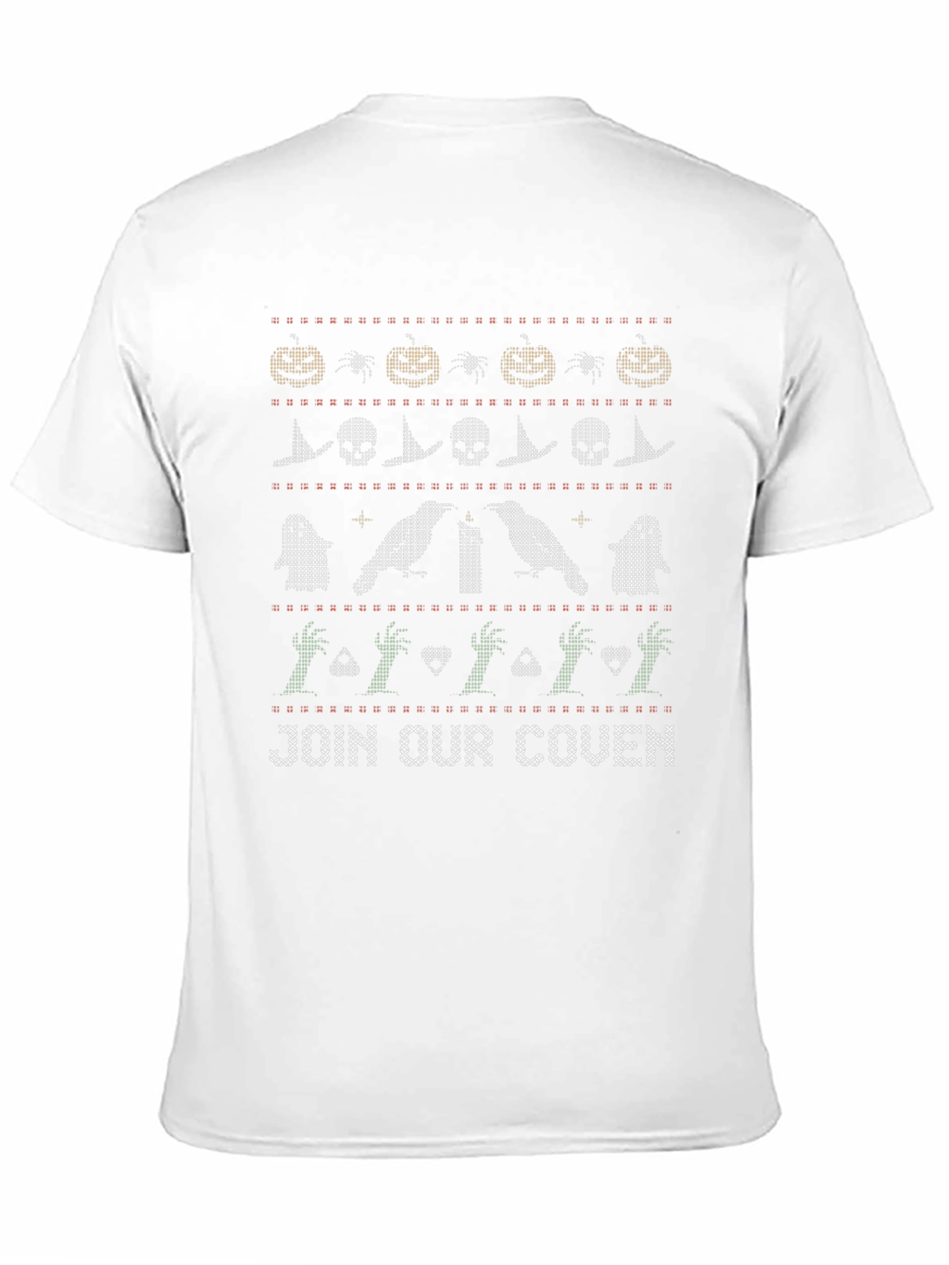 Halloween Knit Pattern T-Shirt