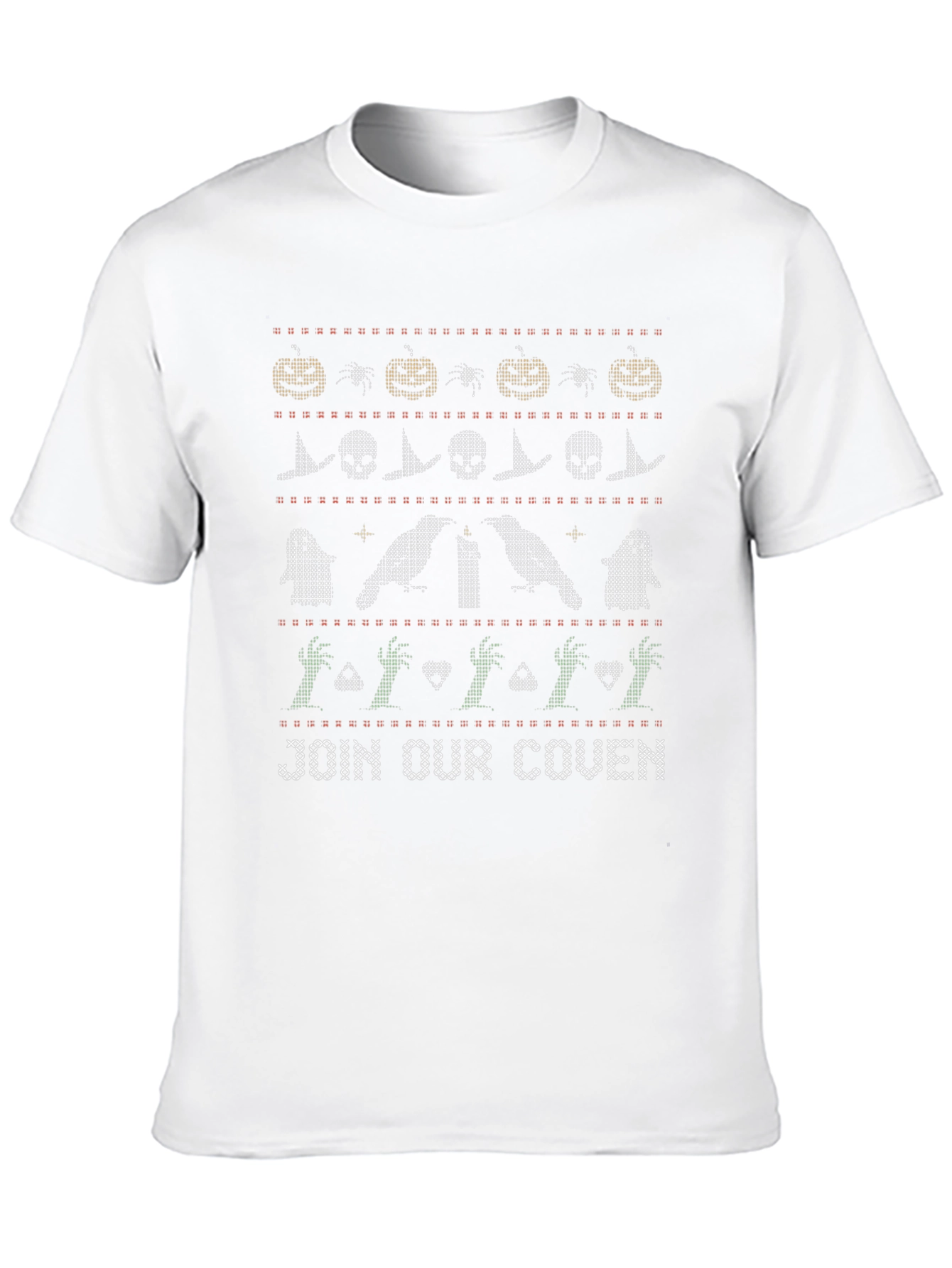 Halloween Knit Pattern T-Shirt