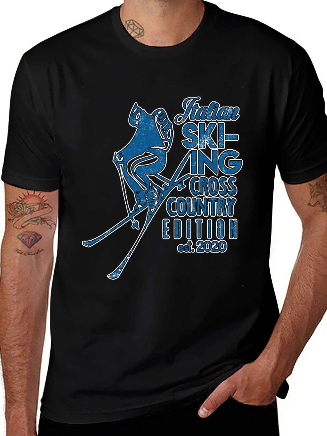 Italian Skiing Cross Country Edition T-Shirt