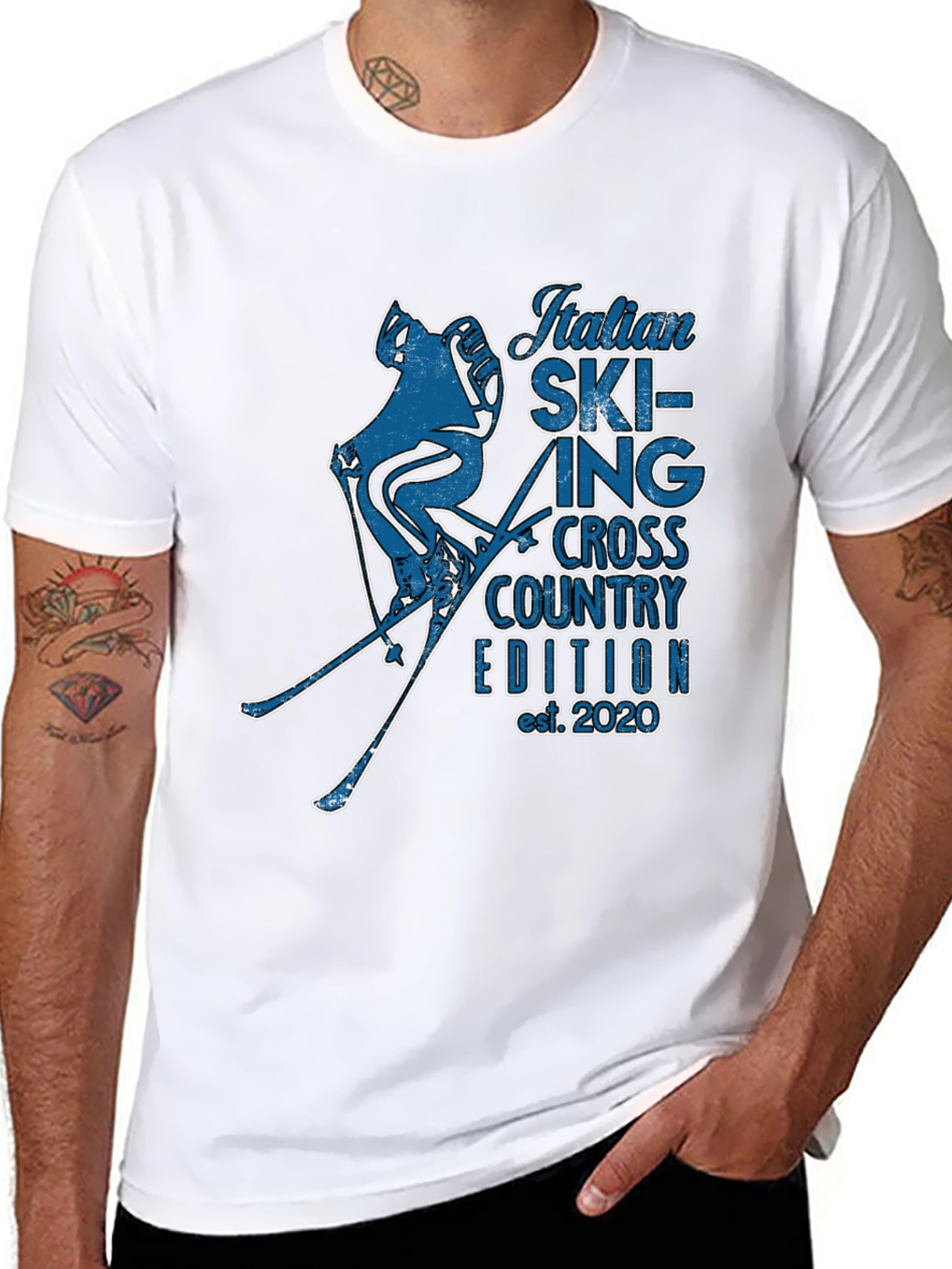 Italian Skiing Cross Country Edition T-Shirt