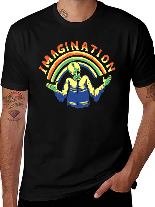 Imagination Alien Graphic T-Shirt - Premium Cotton Tee